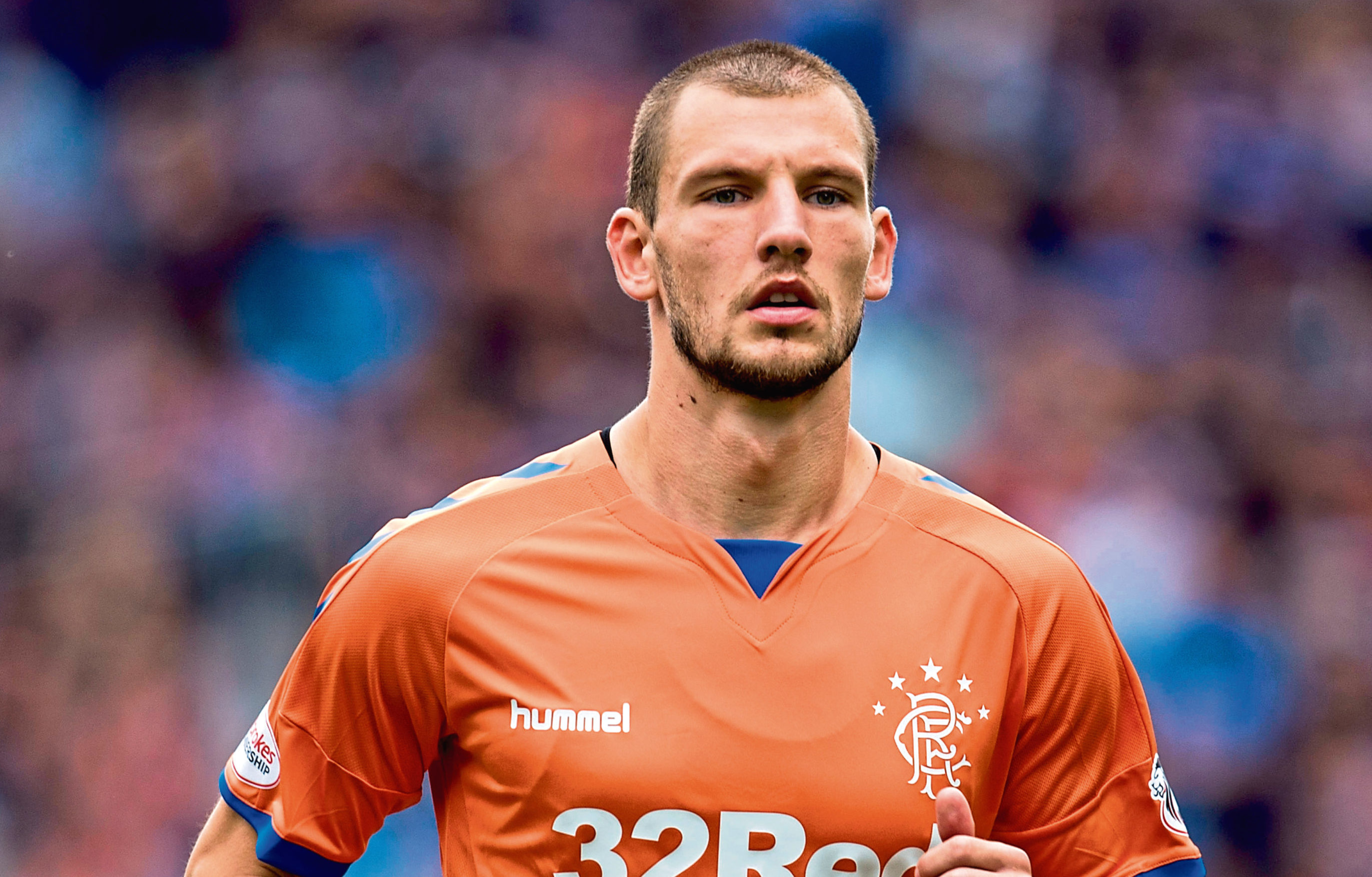 Bona Barisic in action for Rangers (SNS Group)