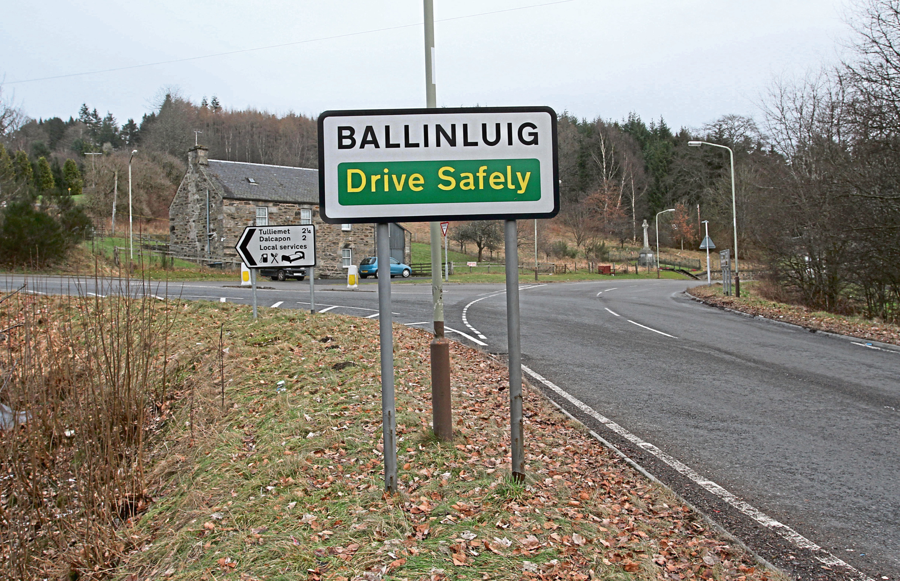 The accident happened near Ballinluig