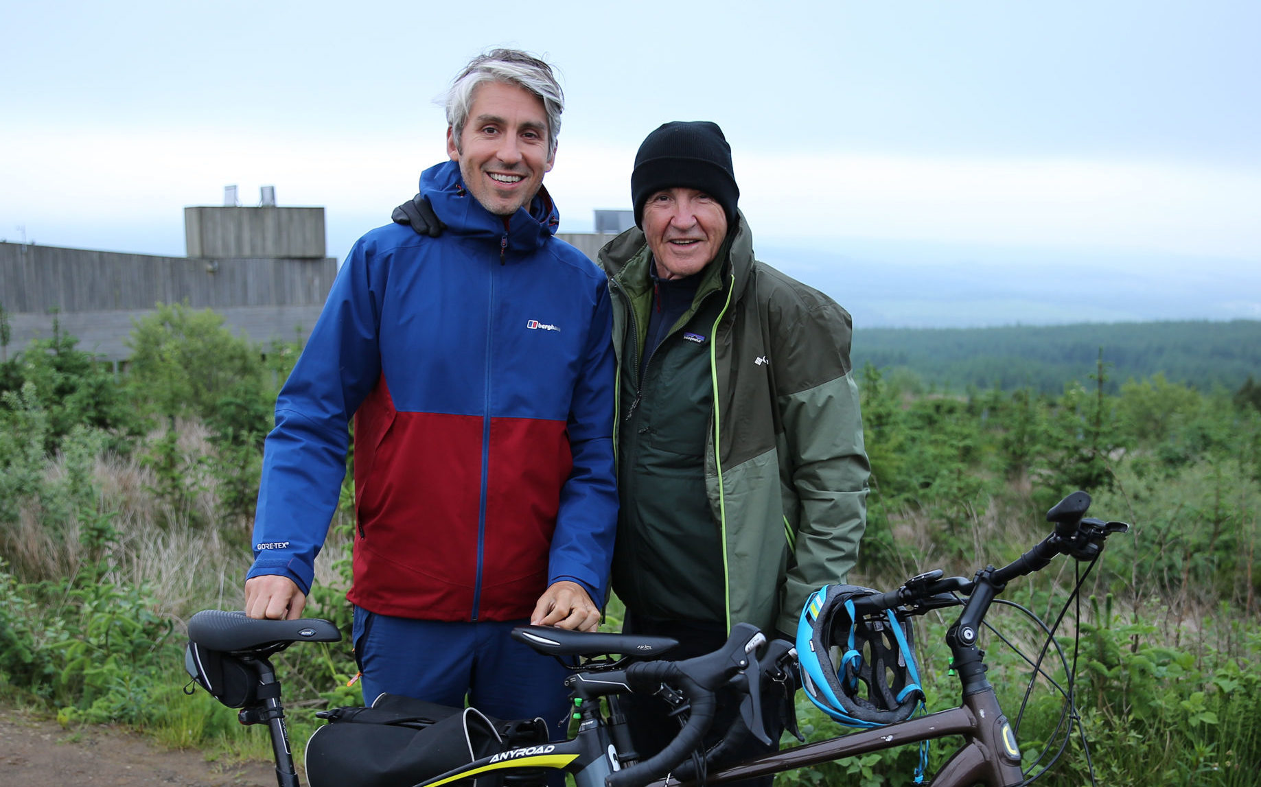 Larry and George are on their bikes again