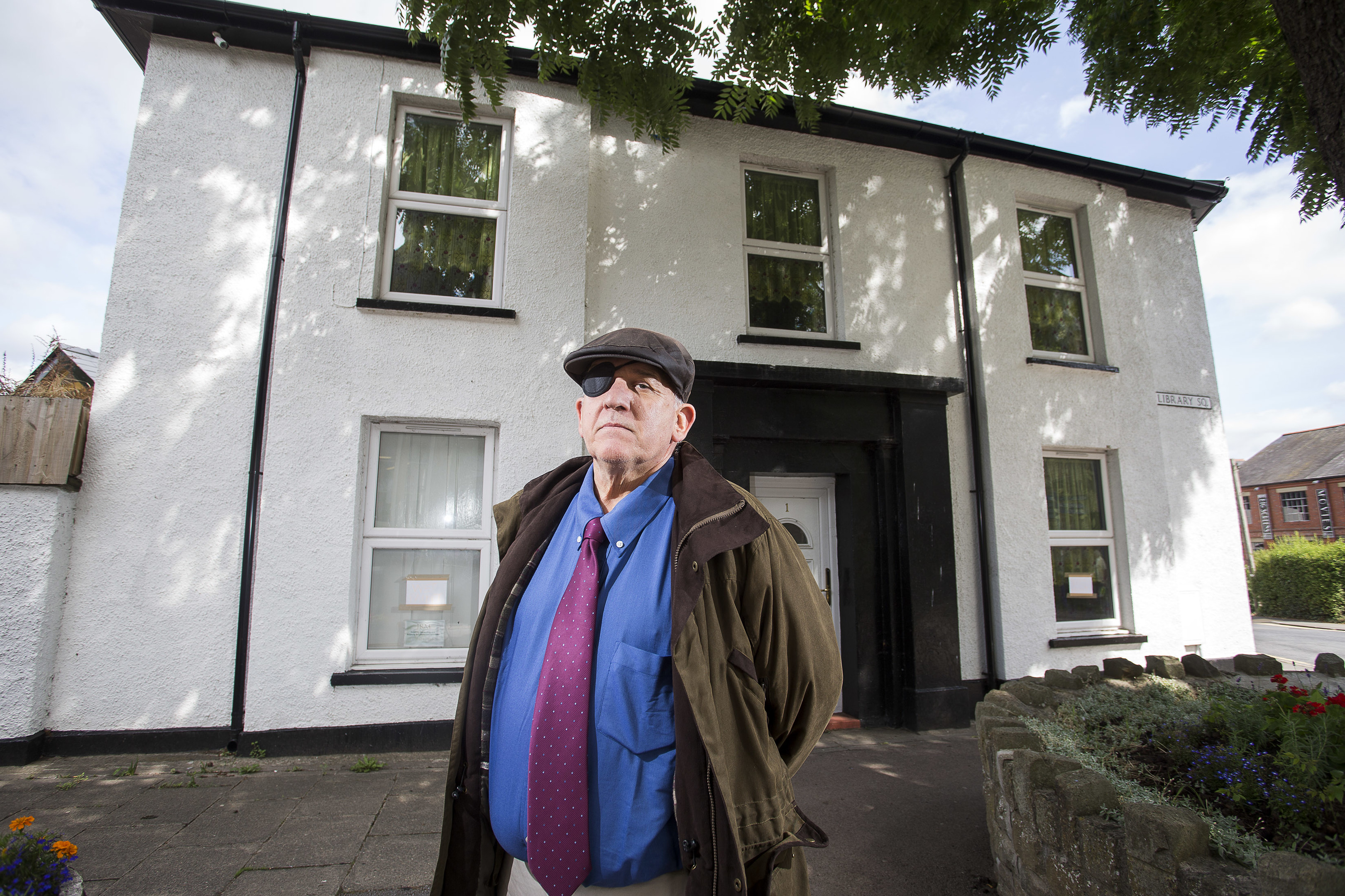 Irvine Gibson's home was damaged by fire with his medals destroyed (Chris Fairweather/Huw Evans)