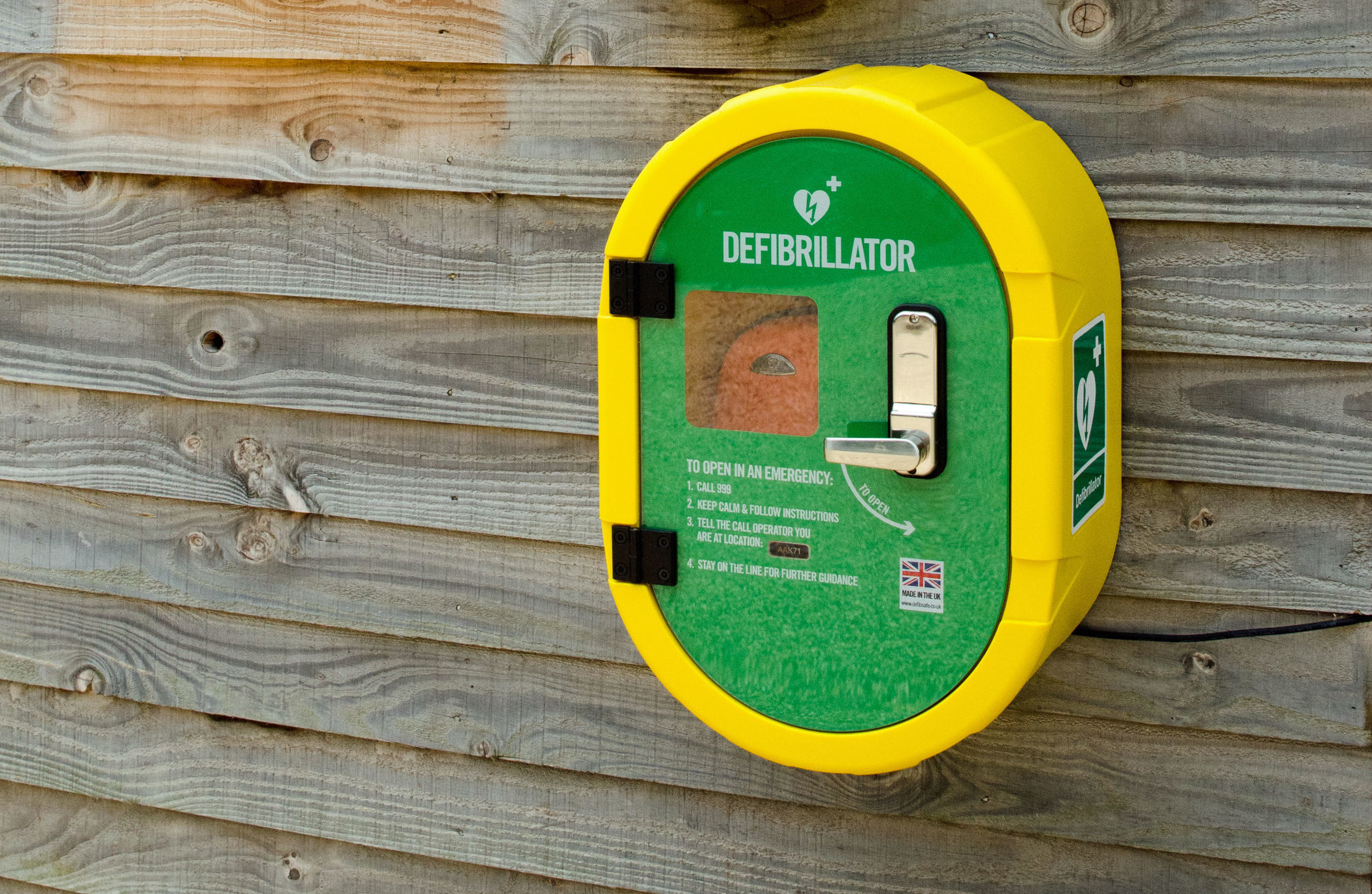 A defibrillator (Stuart Askew/BHF/PA Wire)