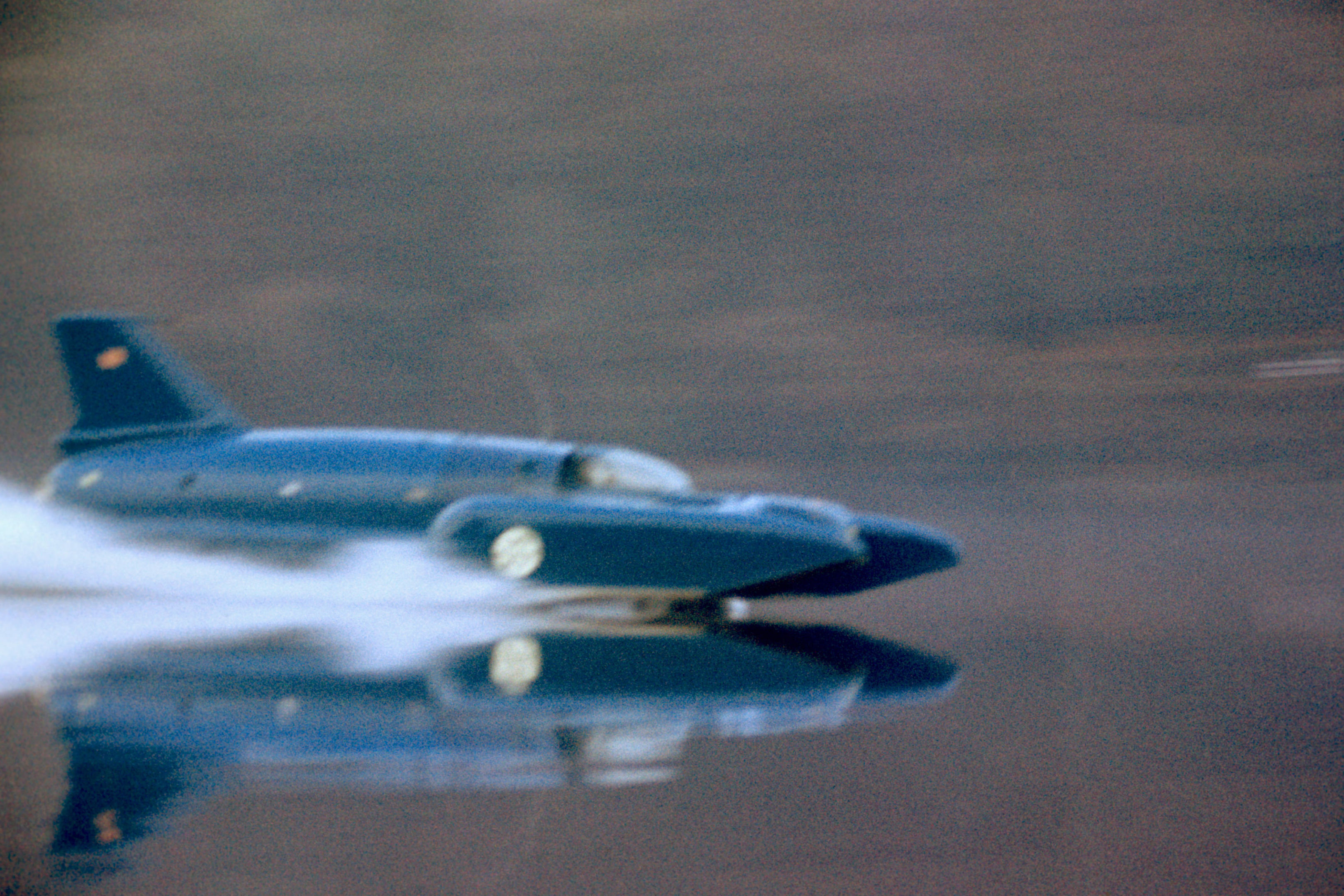 Donald Campbell piloting Bluebird on Coniston Water, 1967 (PA Wire)