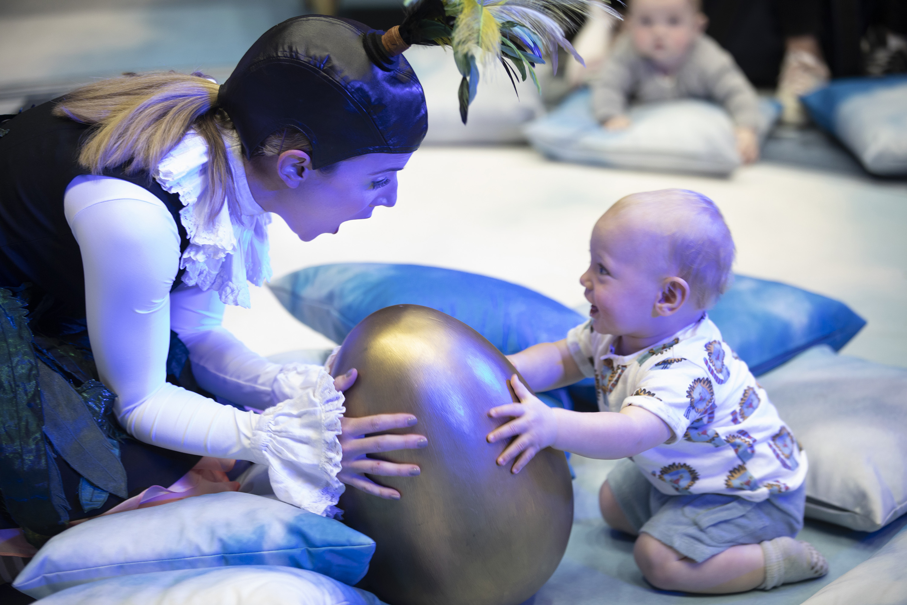 Babies can interact with the performers during the show (James Glossop)