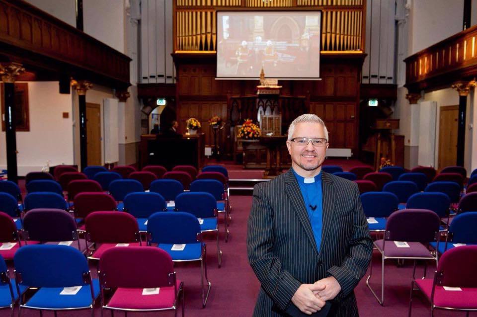 Reverend Scott Burton of St Matthew's Church of Scotland, Perth