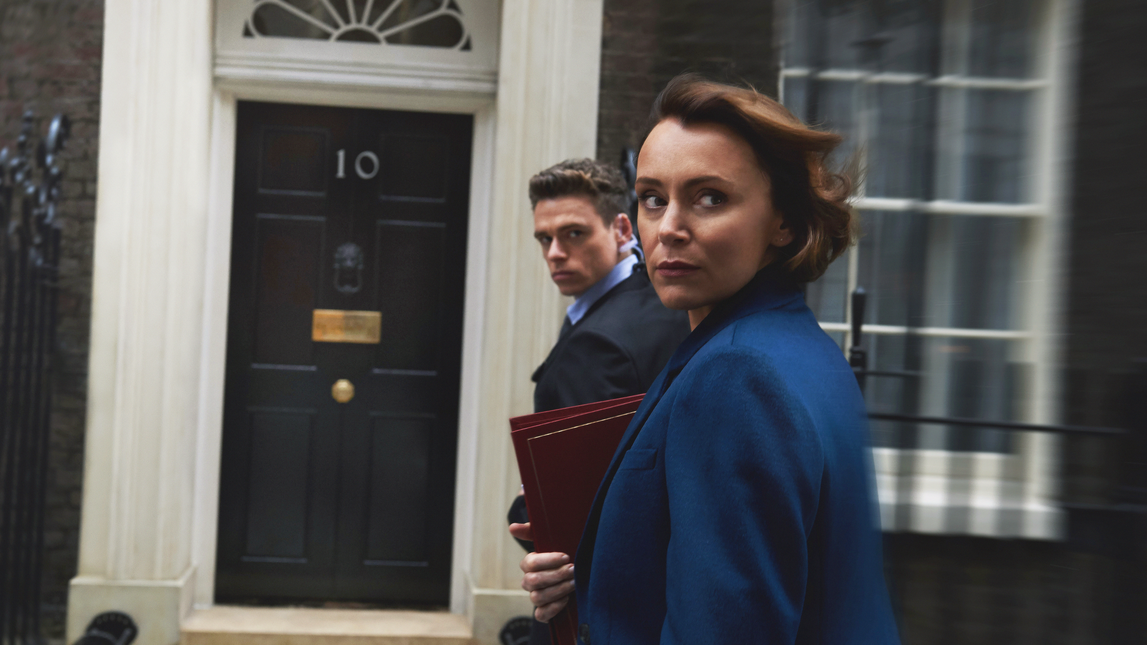 Keeley Hawes and Richard Madden in Bodyguard (World Productions / Des Willie)