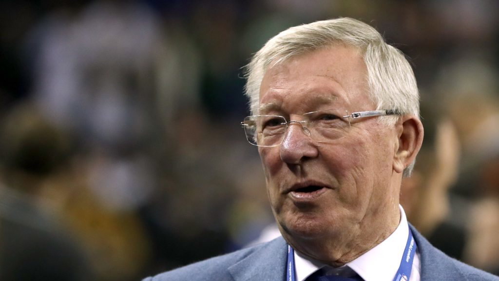 Former Manchester United boss Sir Alex Ferguson makes ...