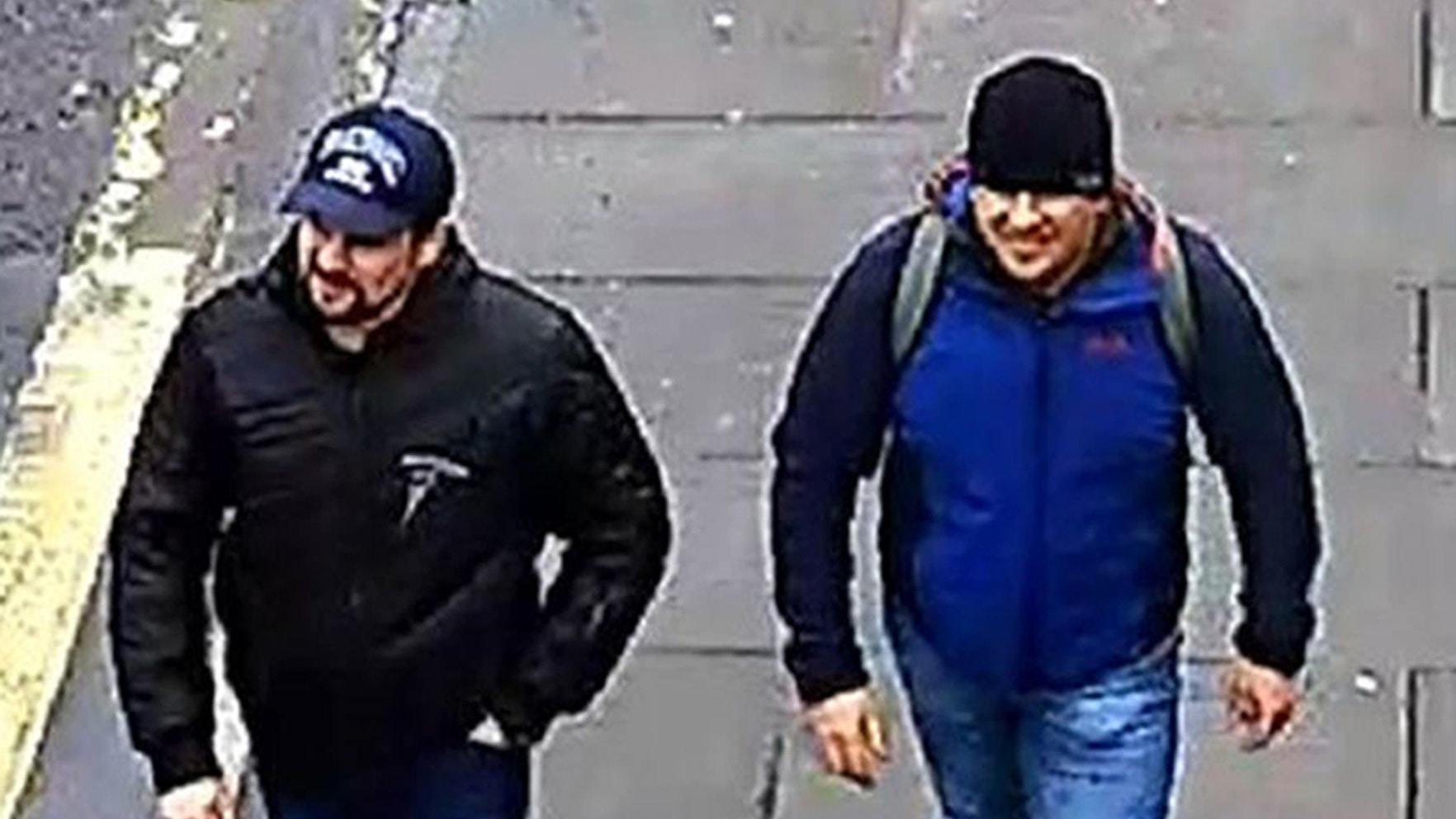 Suspects Ruslan Boshirov and Alexander Petrov