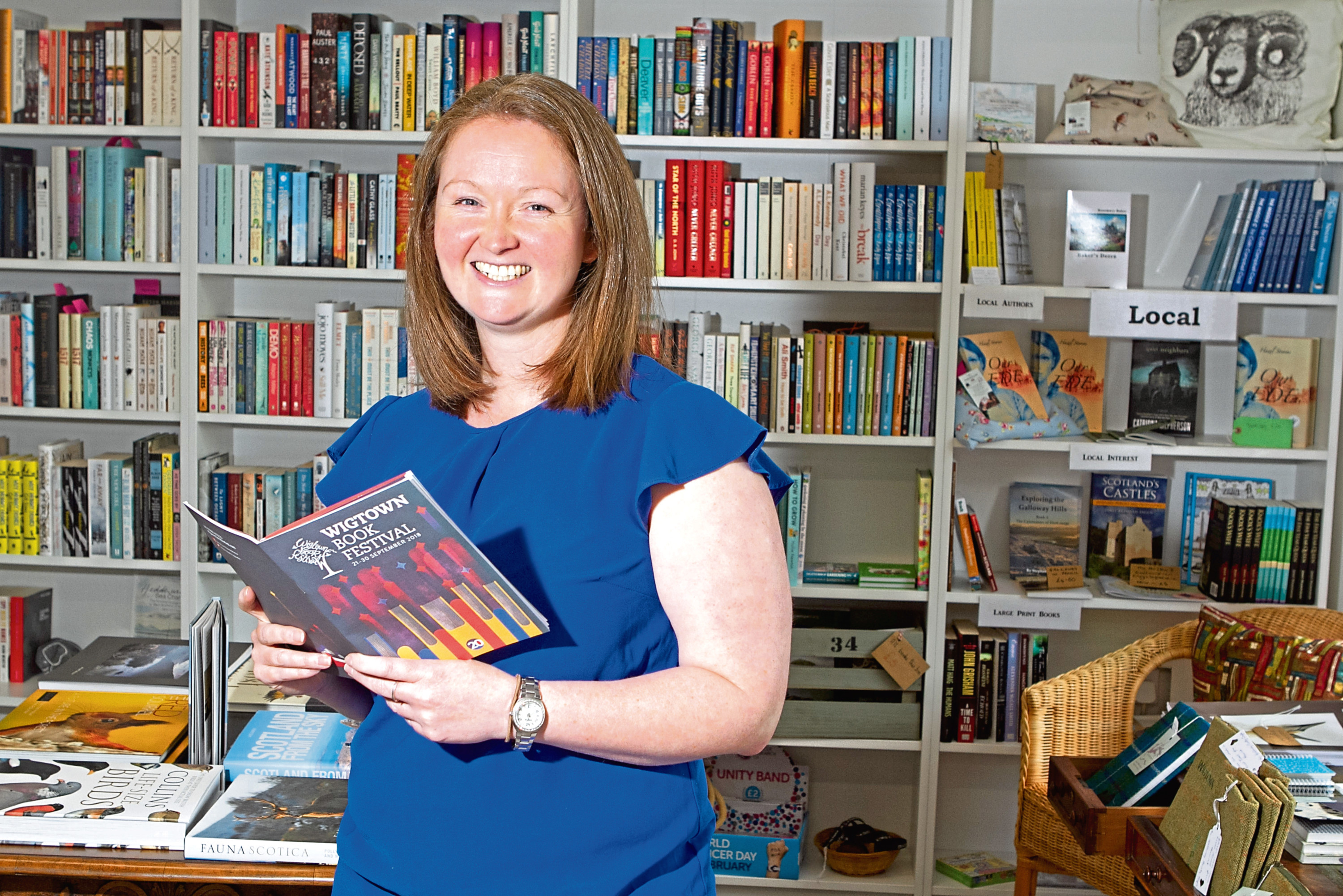 Anne Barclay, operational manager of Wigtown's book festival (Chris Austin / DC Thomson)