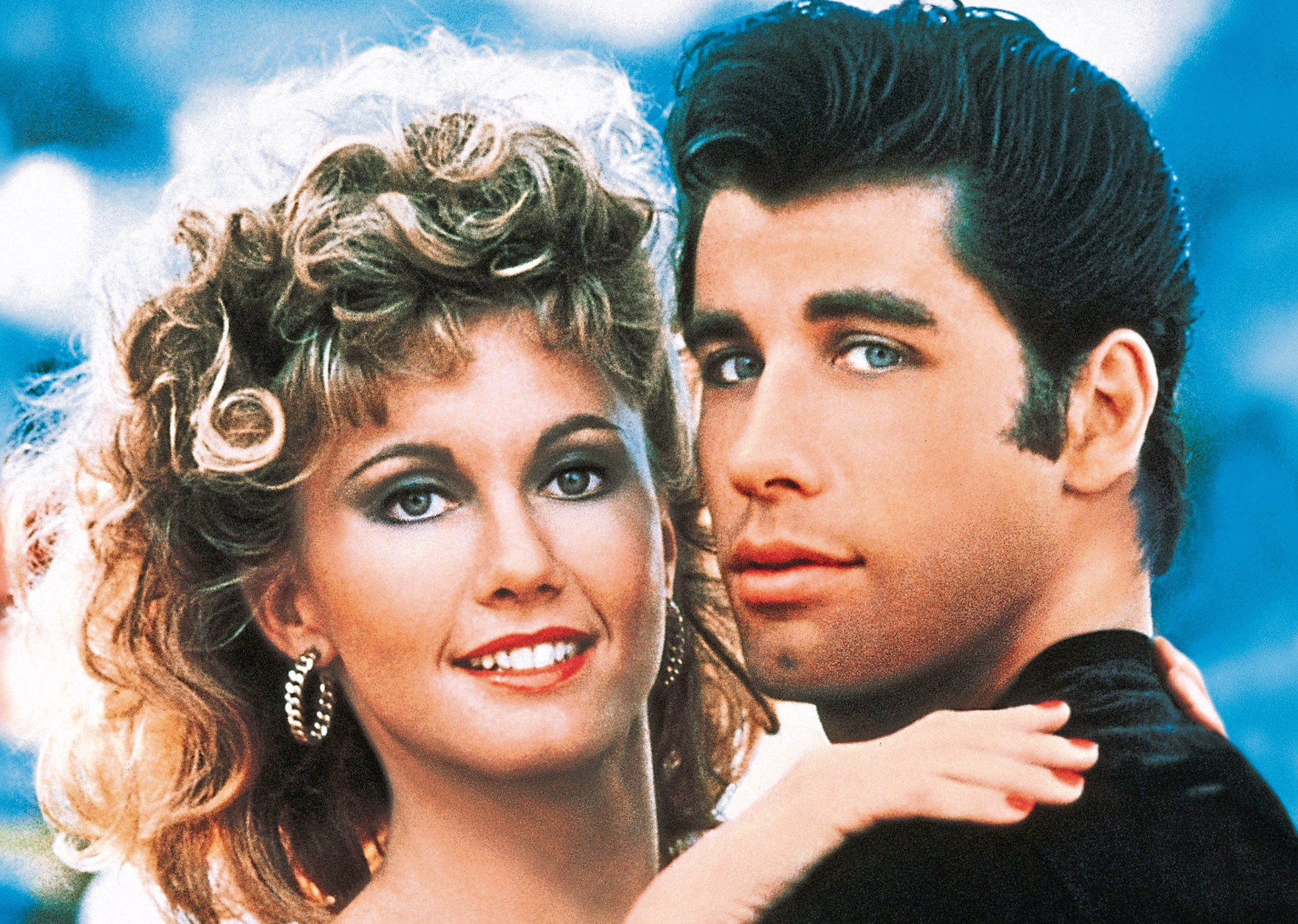 Olivia Newton-John and John Travolta in their starring roles