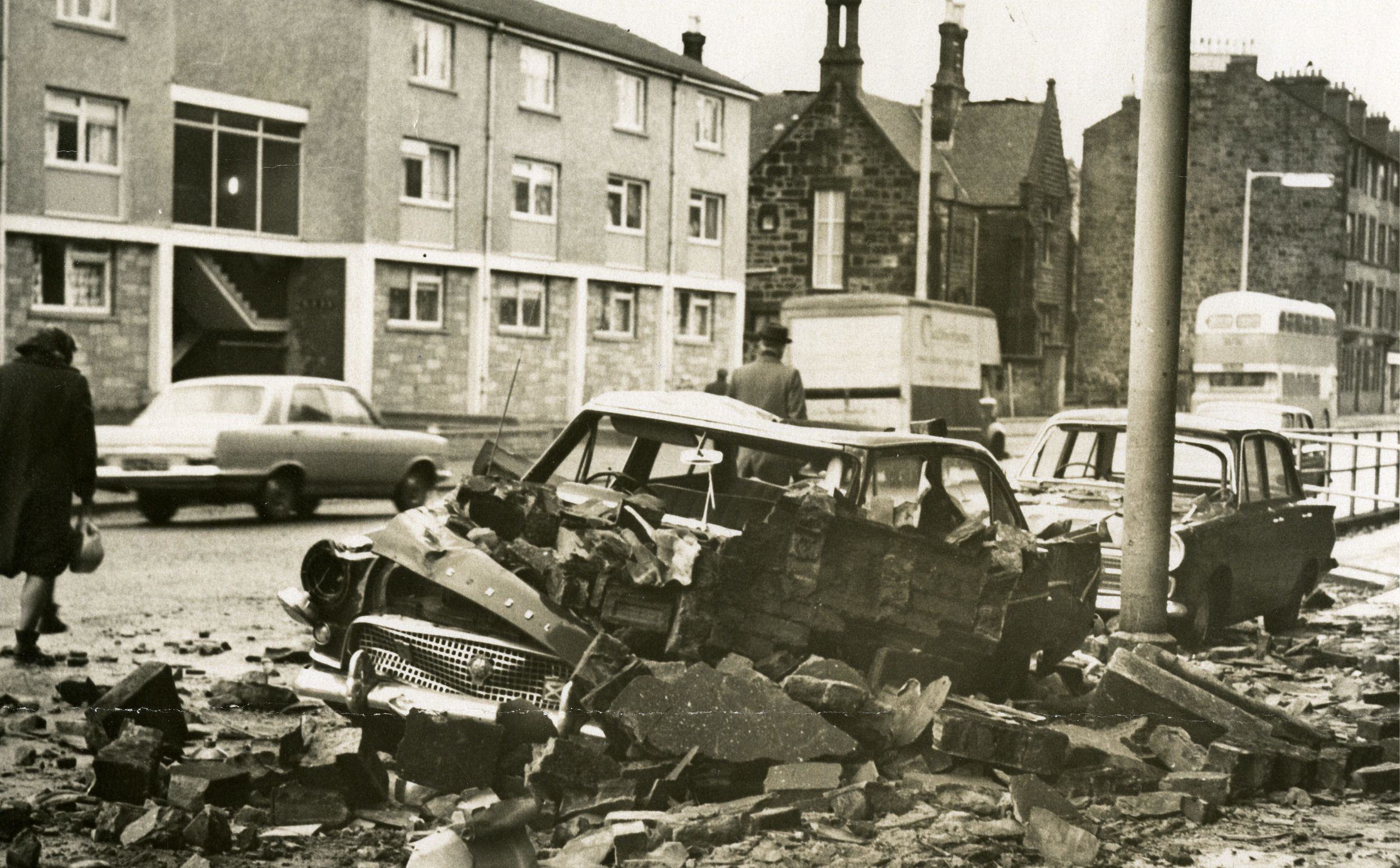 The damage in Paisley caused by the Great Storm of 1968 (DC Thomson)