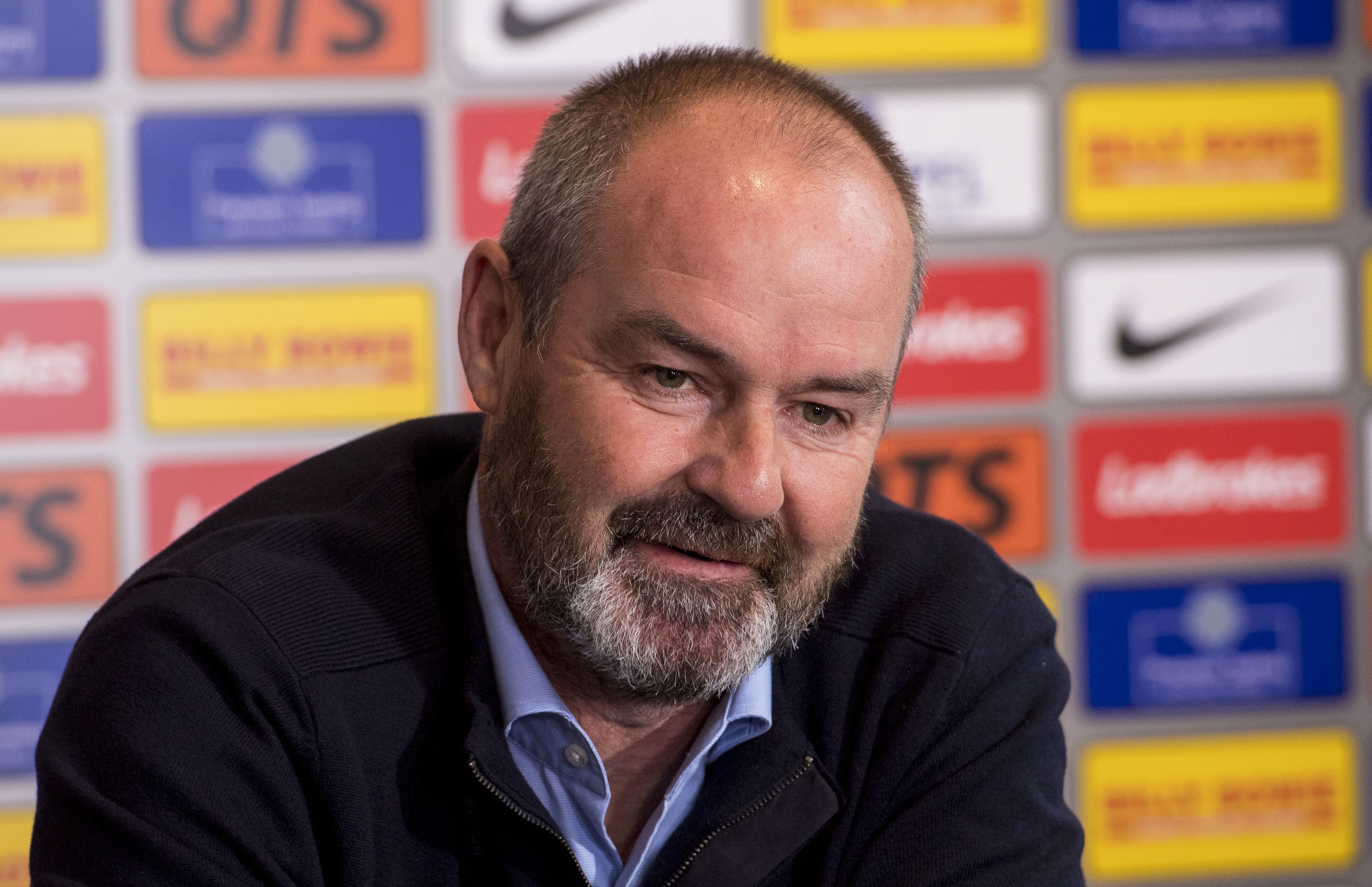 Kilmarnock manager Steve Clarke speaks to the press (SNS Group / Bill Murray)