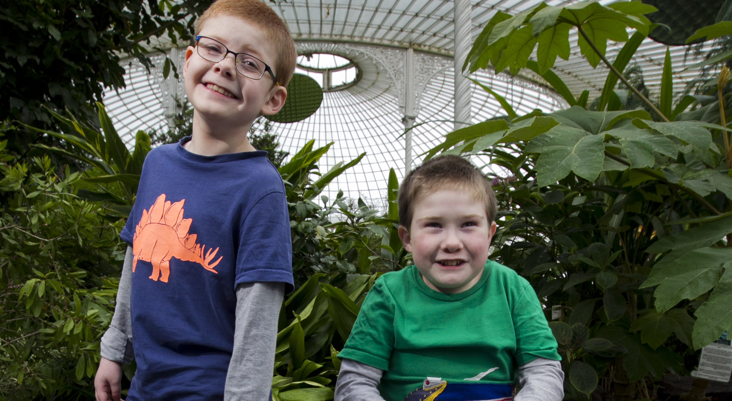 Brothers Euan (green t-shirt) and Arran (blue) MacLeod, who have both benefitted from the Antony Nolan Trust stem cell bank. (Andrew Cawley)