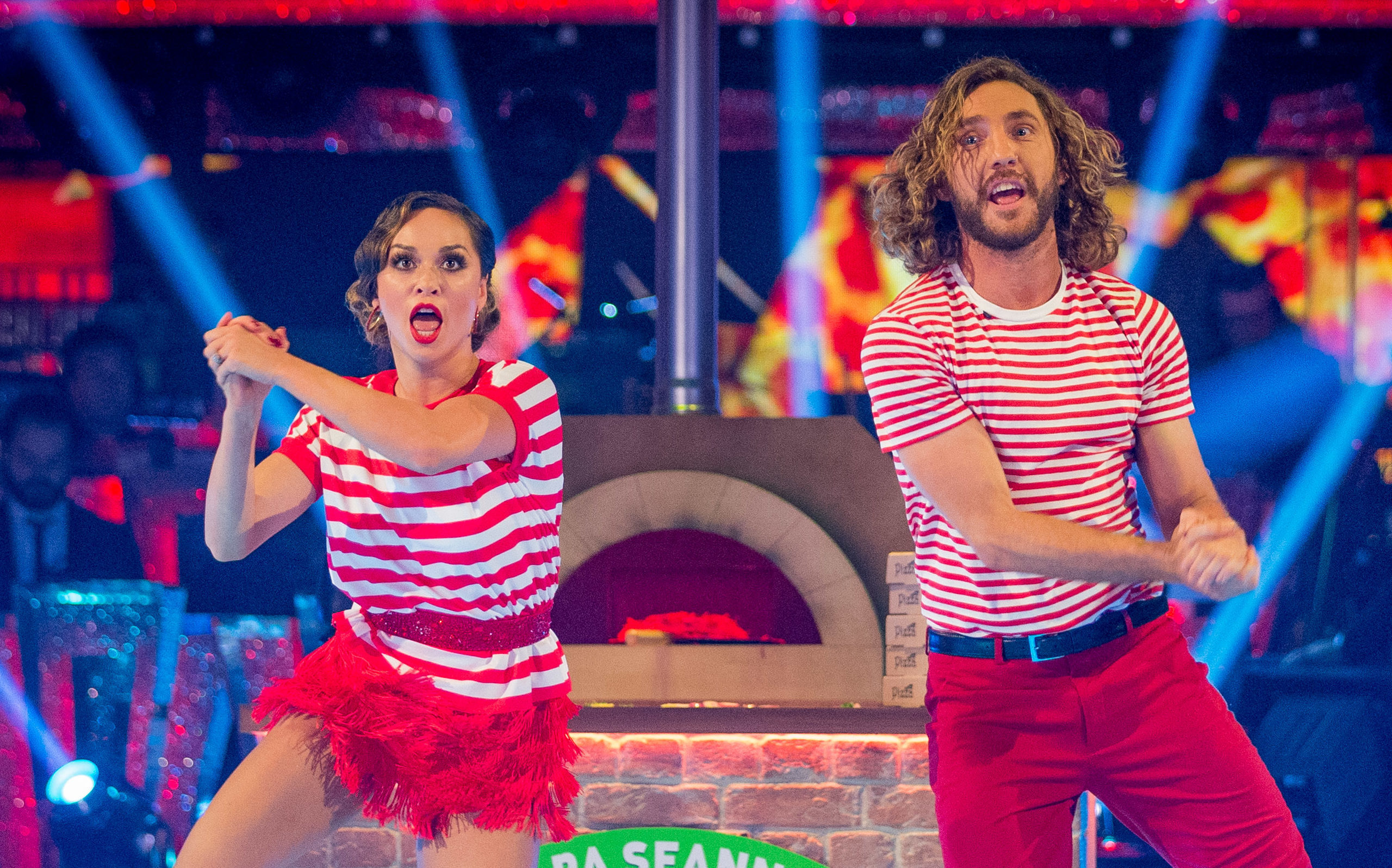 Katya and Seann perform their routine (Guy Levy / BBC)