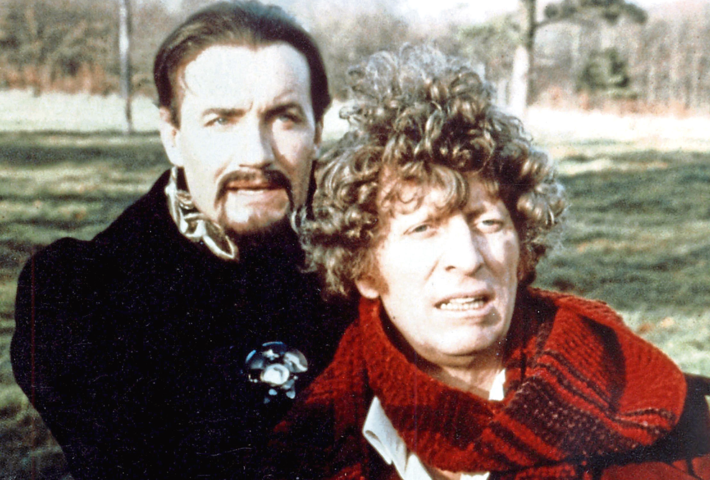 Anthony Ainley (The Master) and Tom Baker (Allstar)