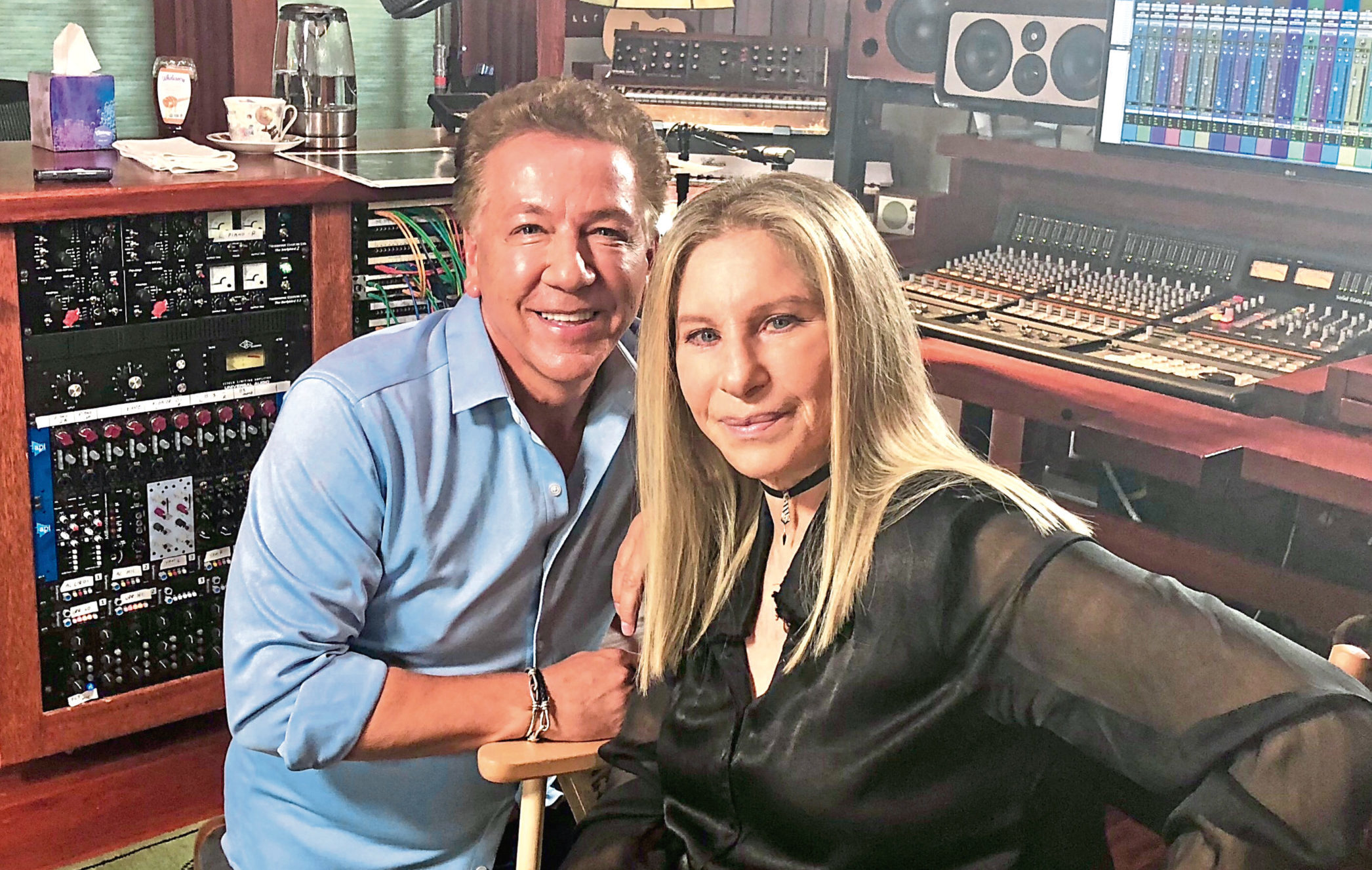 Barbra Streisand, pictured with Ross in LA.