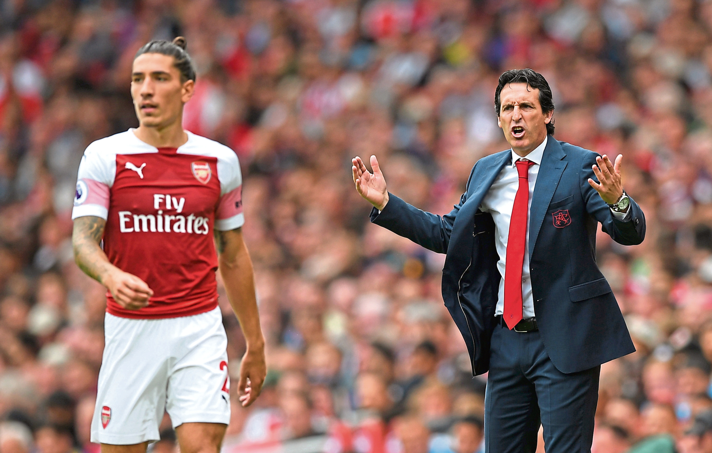 Unai Emery has turned fortunes round at the Emirates this season