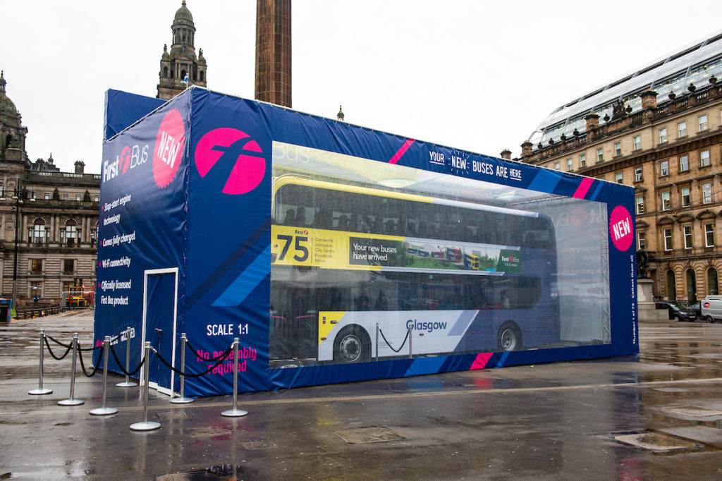 In pictures First Glasgow launch new eco fleet with world's largest