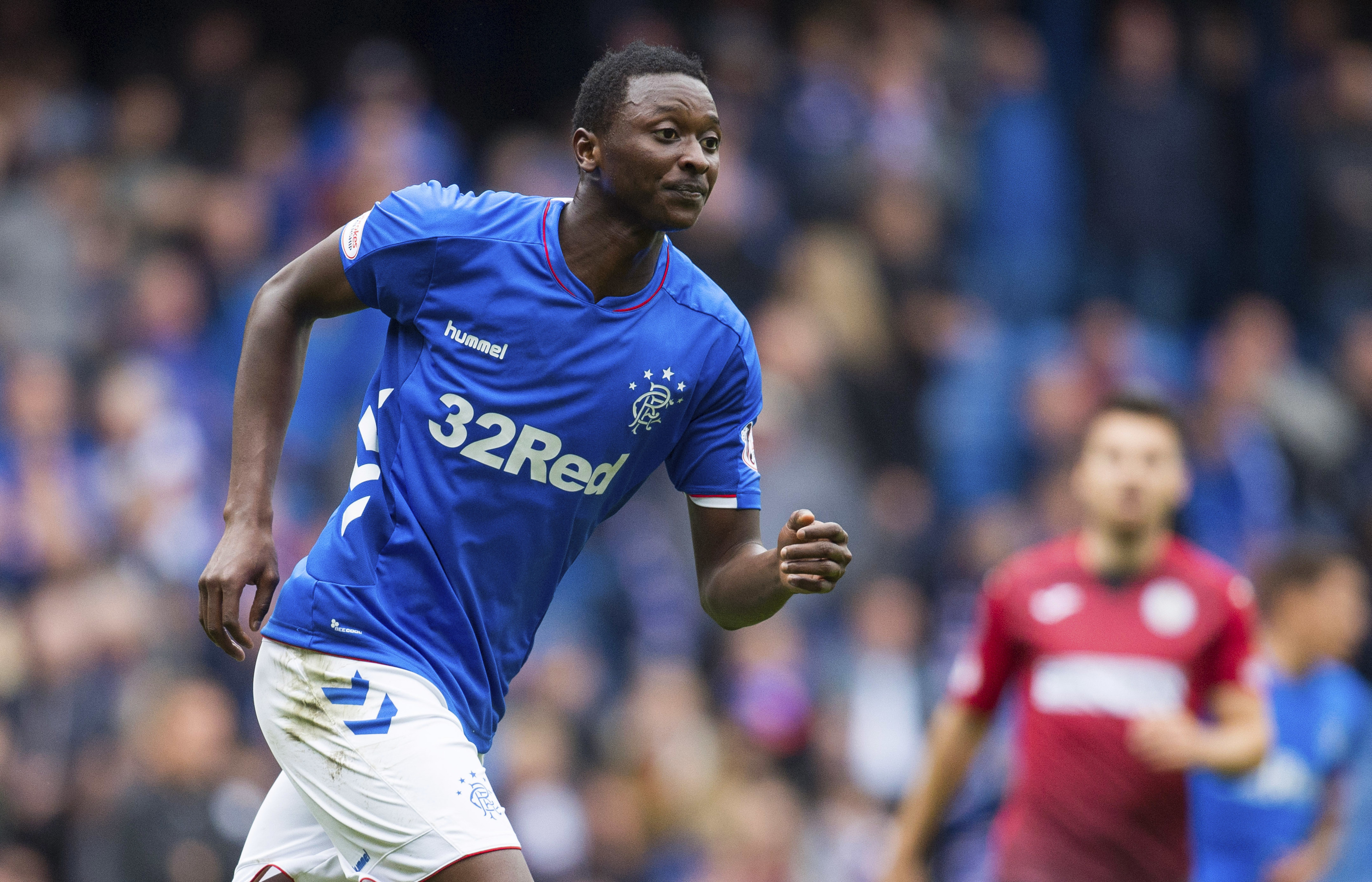 Umar Sadiq in action for Rangers (SNS Group)