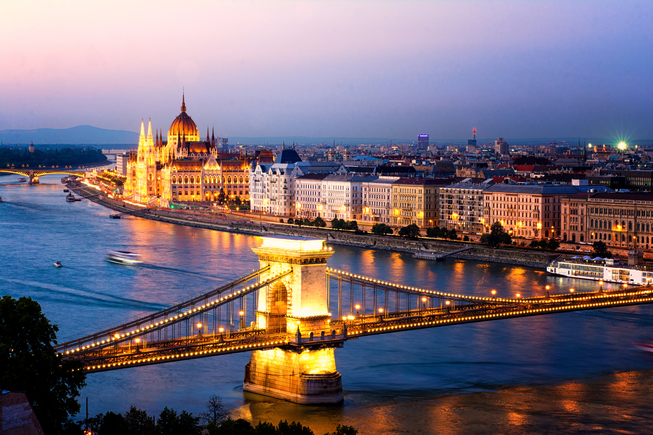 Budapest at sunset (Getty Images)