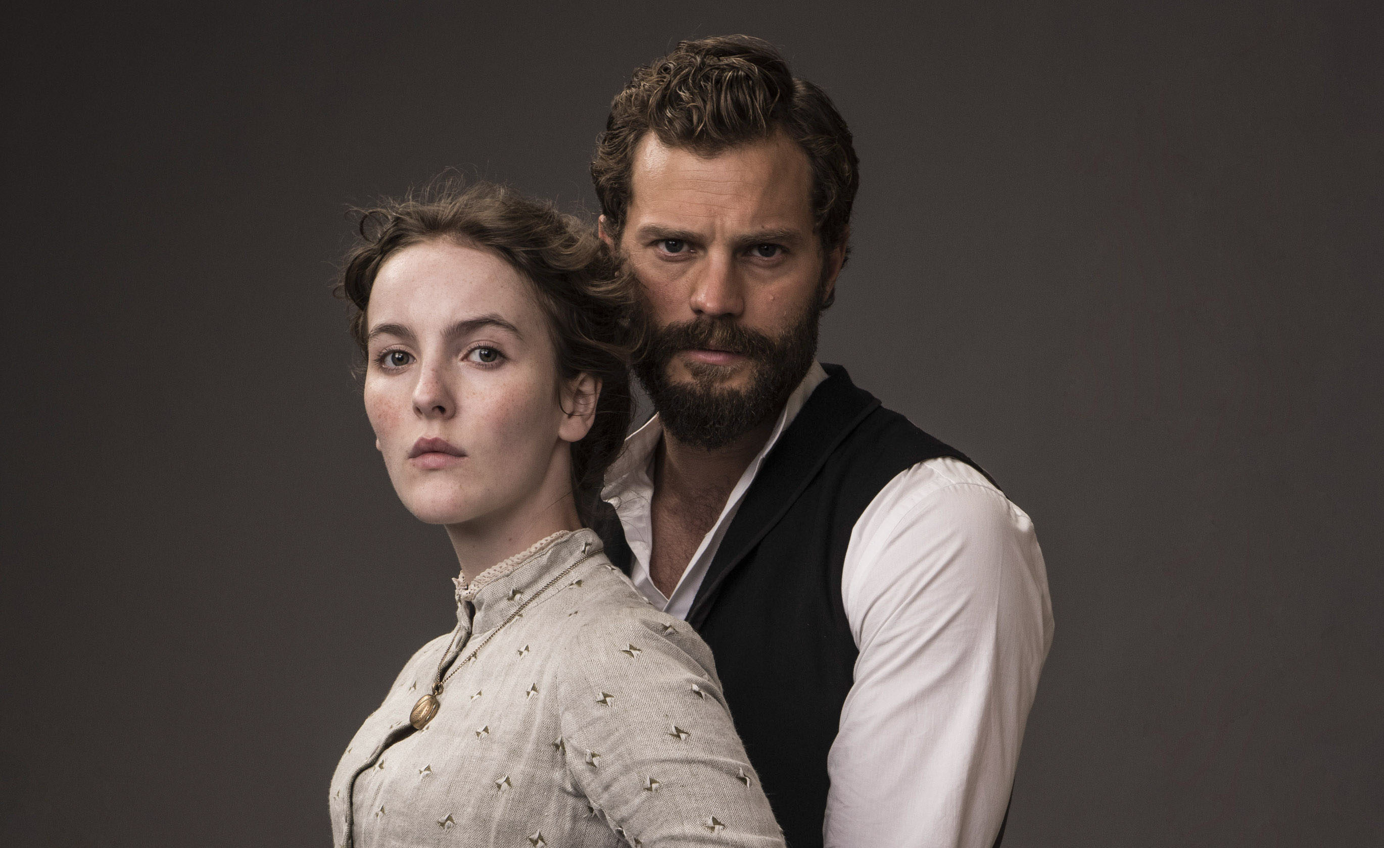 Jamie Dornan and Ann Skelly in Death and Nightingales (Night Flight Pictures / Helen Sloan / BBC)