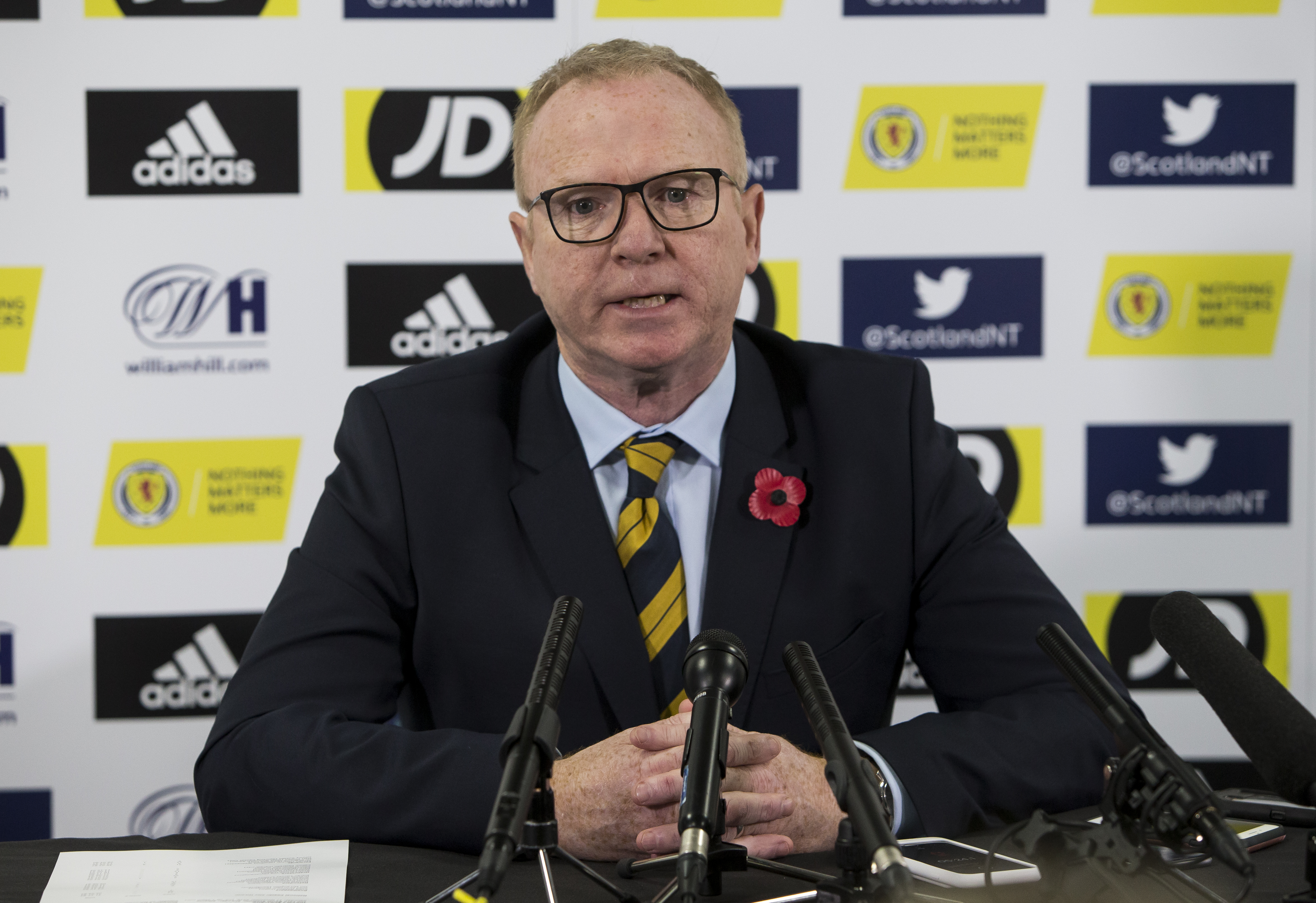 Alex McLeish is on the spot over the next 10 days as he tries to make the Nations League campaign a success (SNS Group)