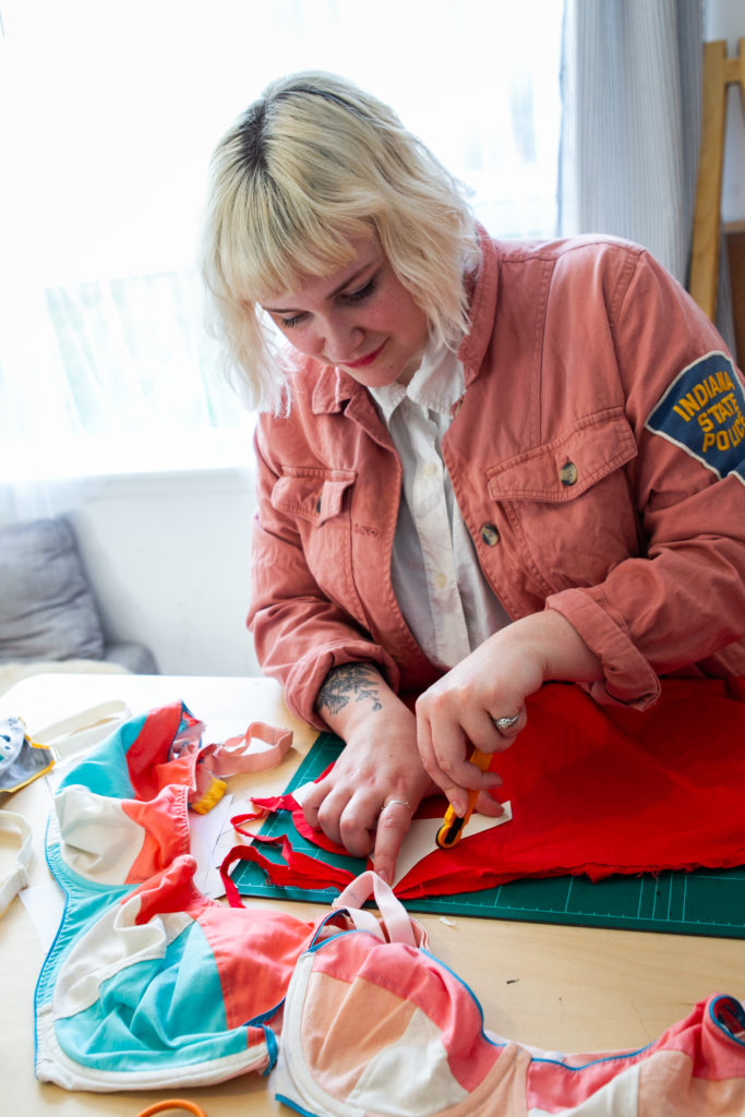 It was so hard to find a bra that I started making them, says Glasgow