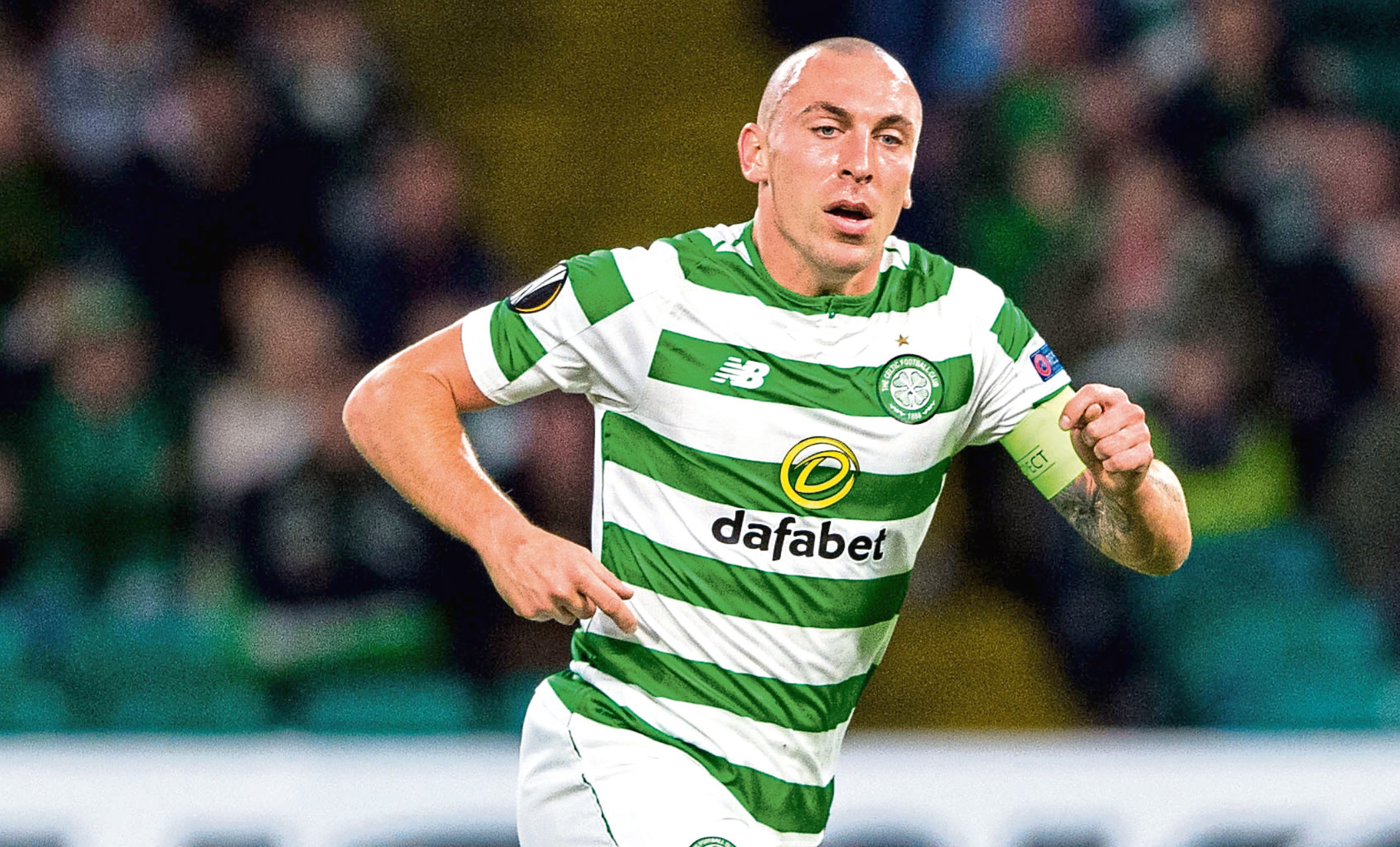 Celtic skipper Scott Brown has been missing through injury (SNS Group)