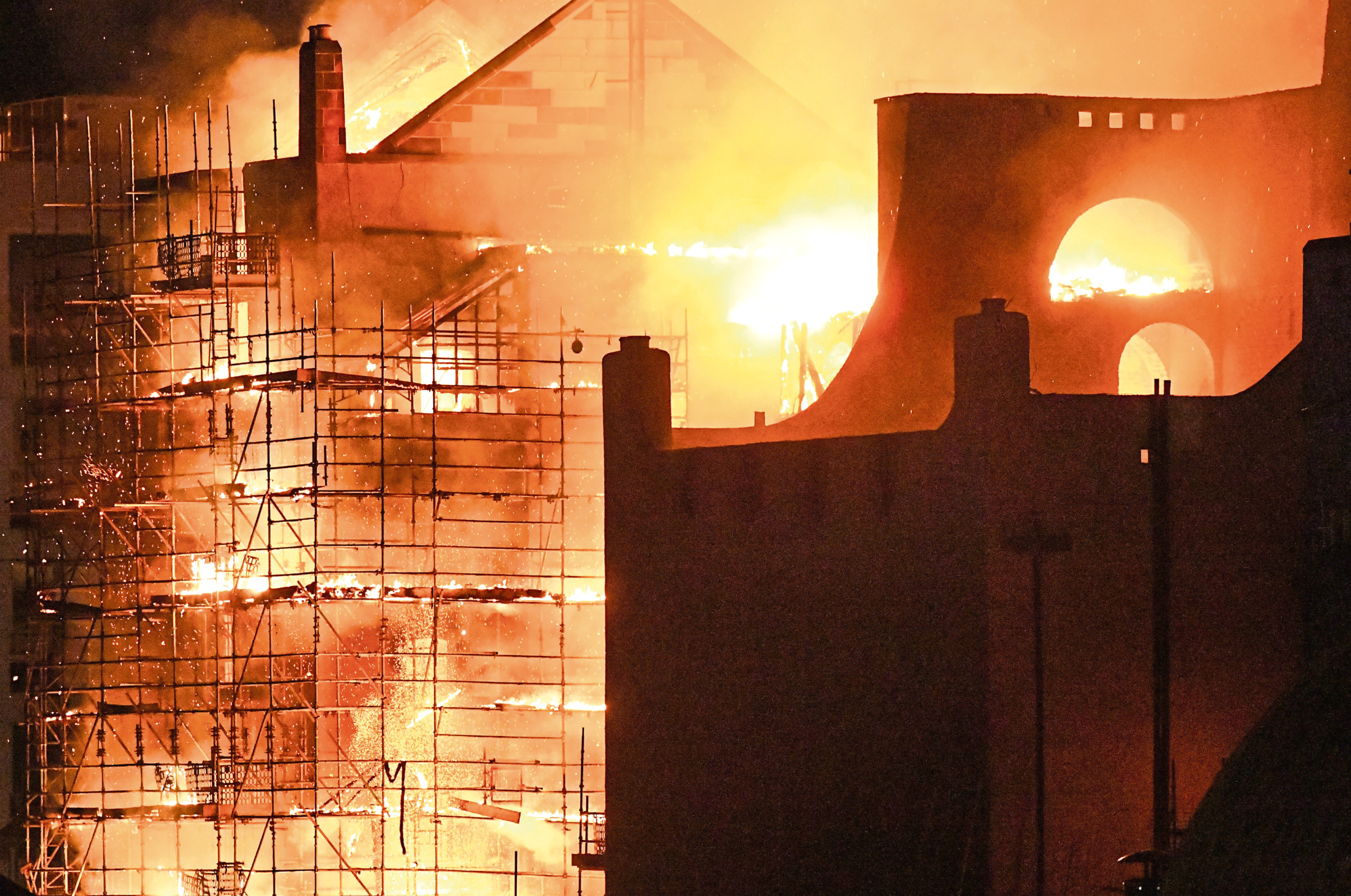 The fire destroyed the building in June (Jeff J Mitchell/Getty Images)