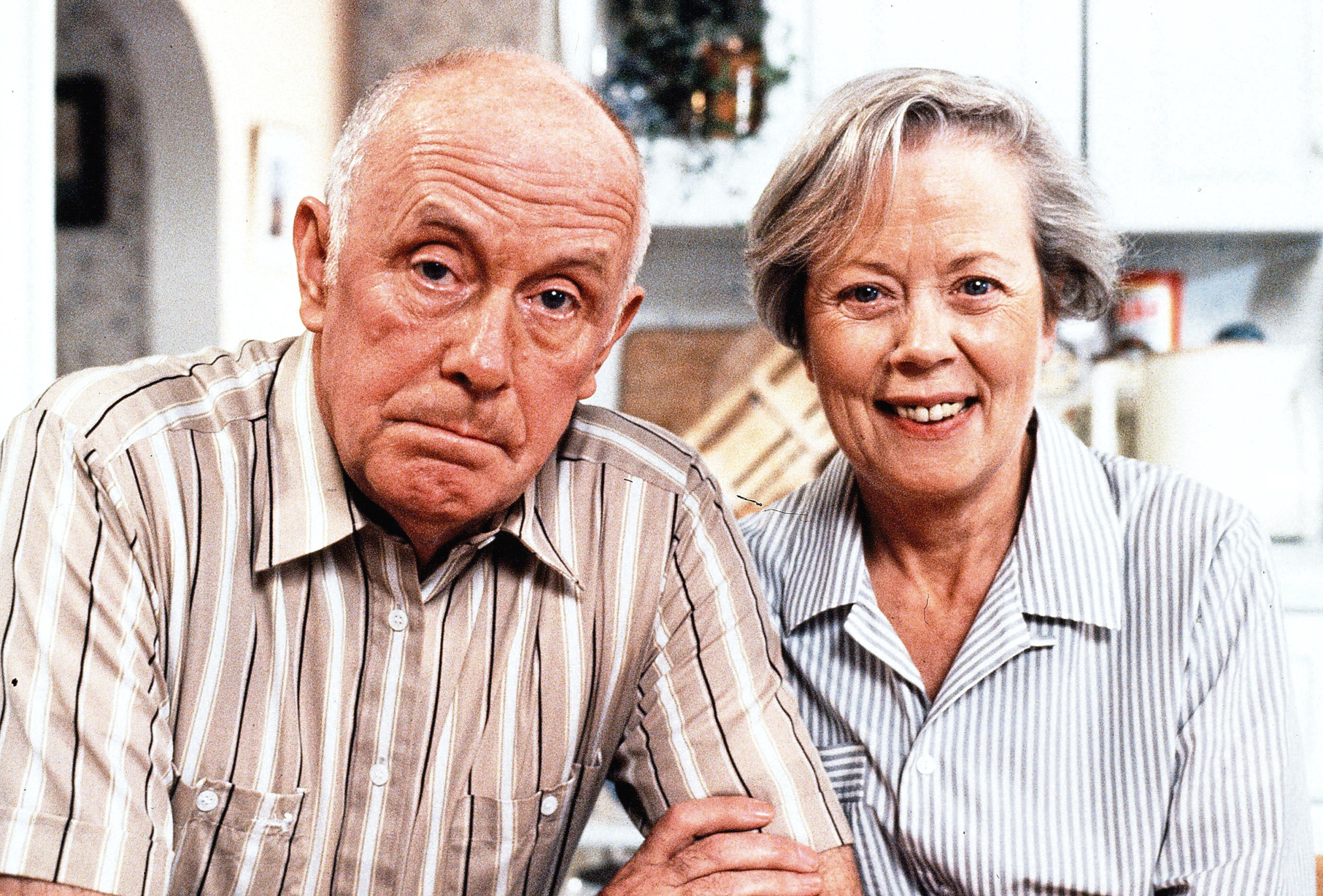 Richard Wilson and Annette Crosbie in One Foot In The Grave 
(Allstar/BBC)