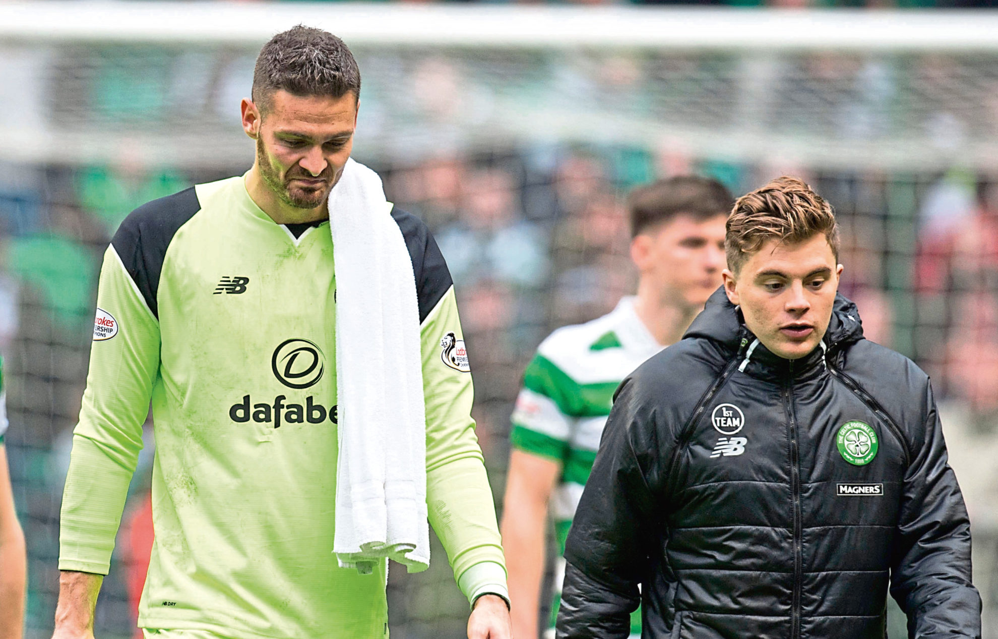 Craig Gordon and James Forrest (SNS Group)