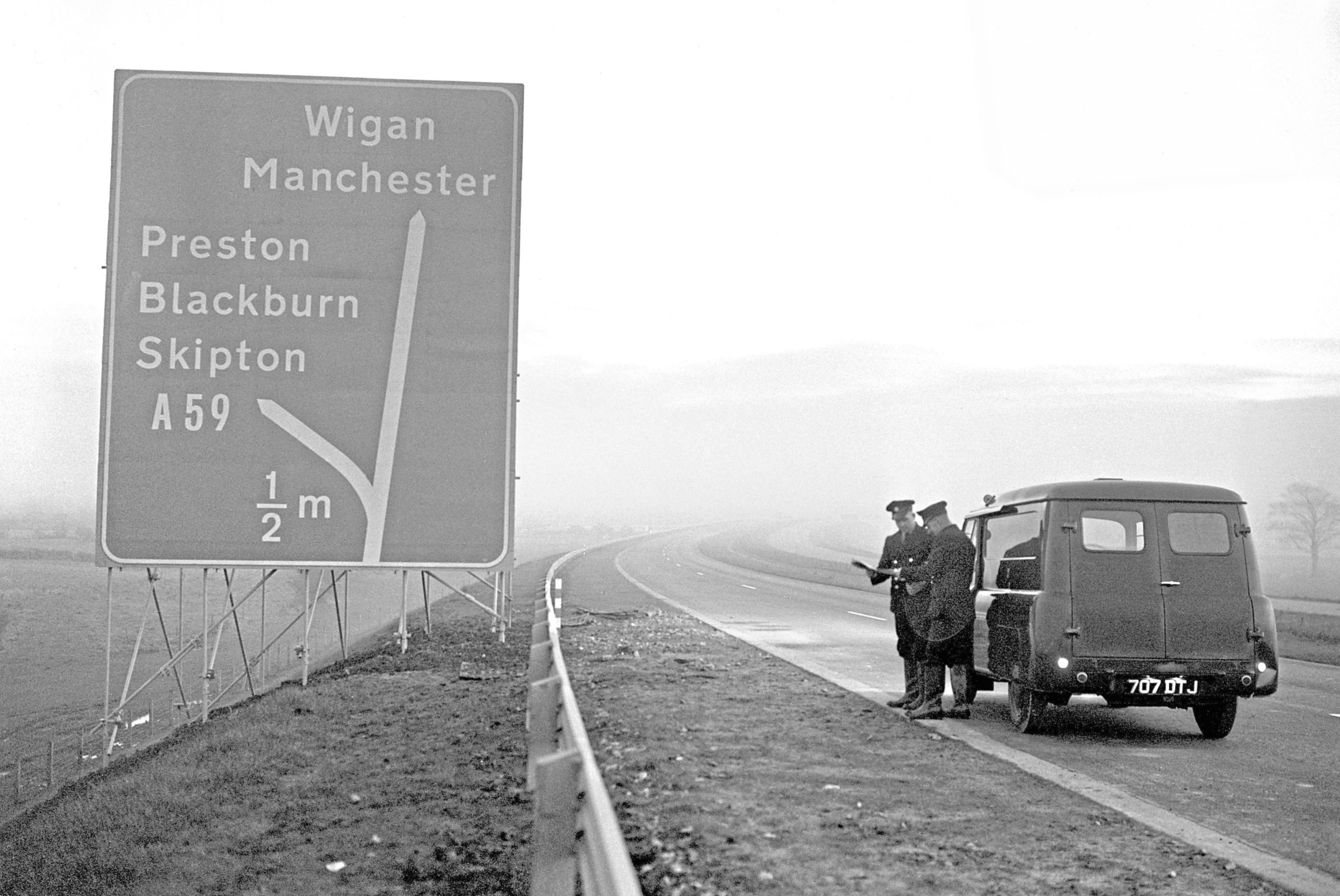Signs on the new stretch of bypass (PA Archive)