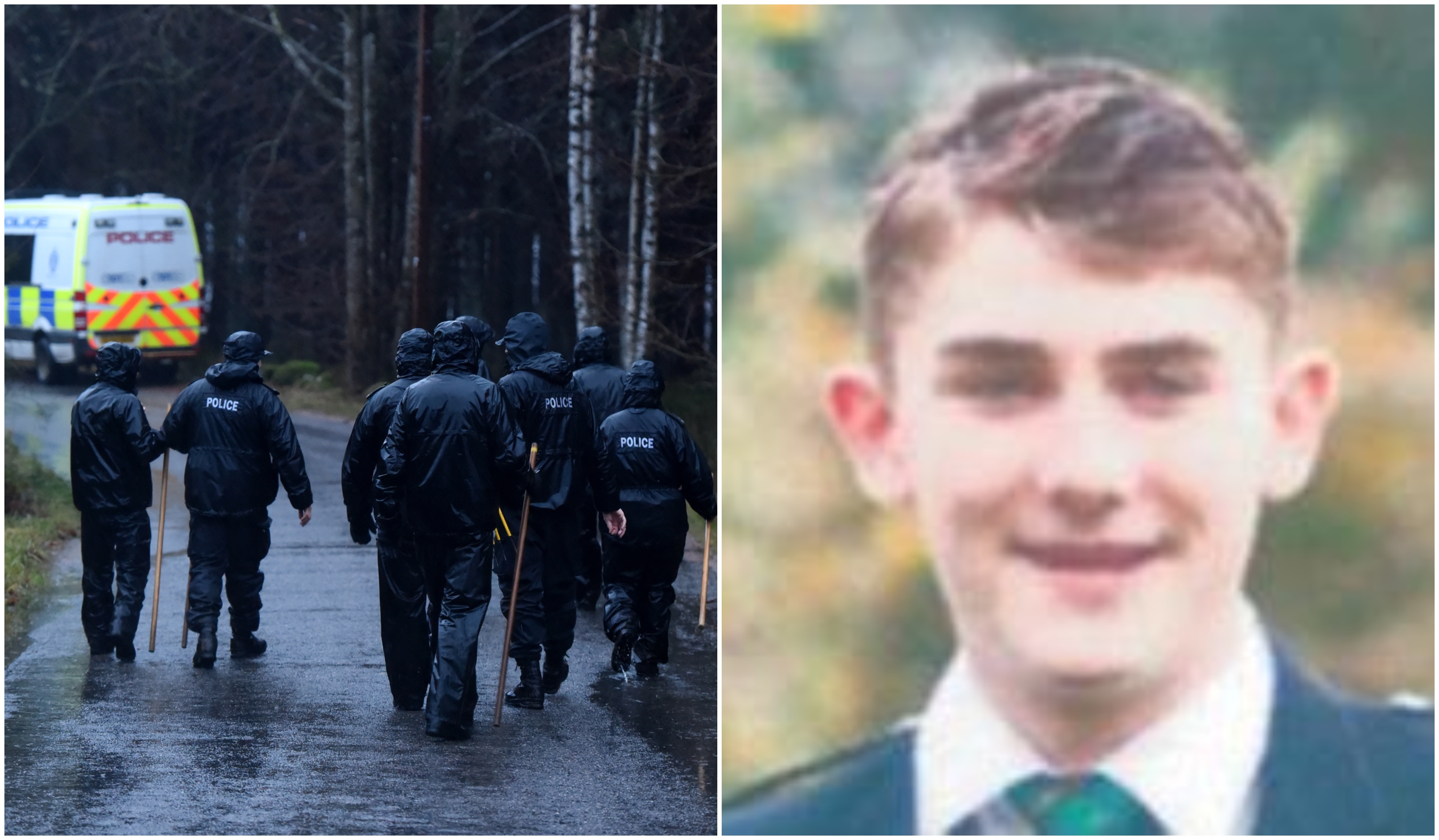 Police have been searching for missing teen Liam Smith (Kenny Elrick / DC Thomson & Police Scotland)