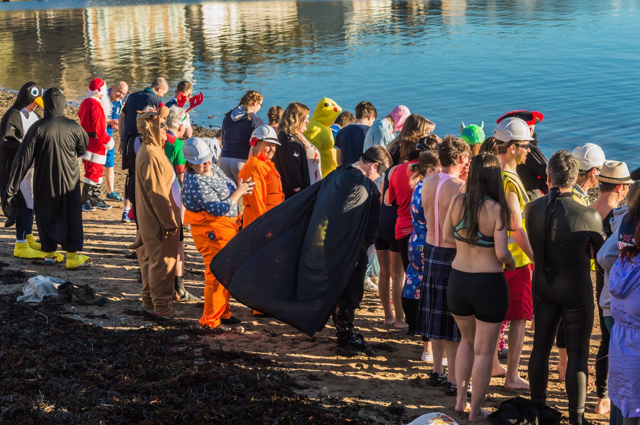 Last year's dip (Raymond Hosie / Dalintober Beach Page)