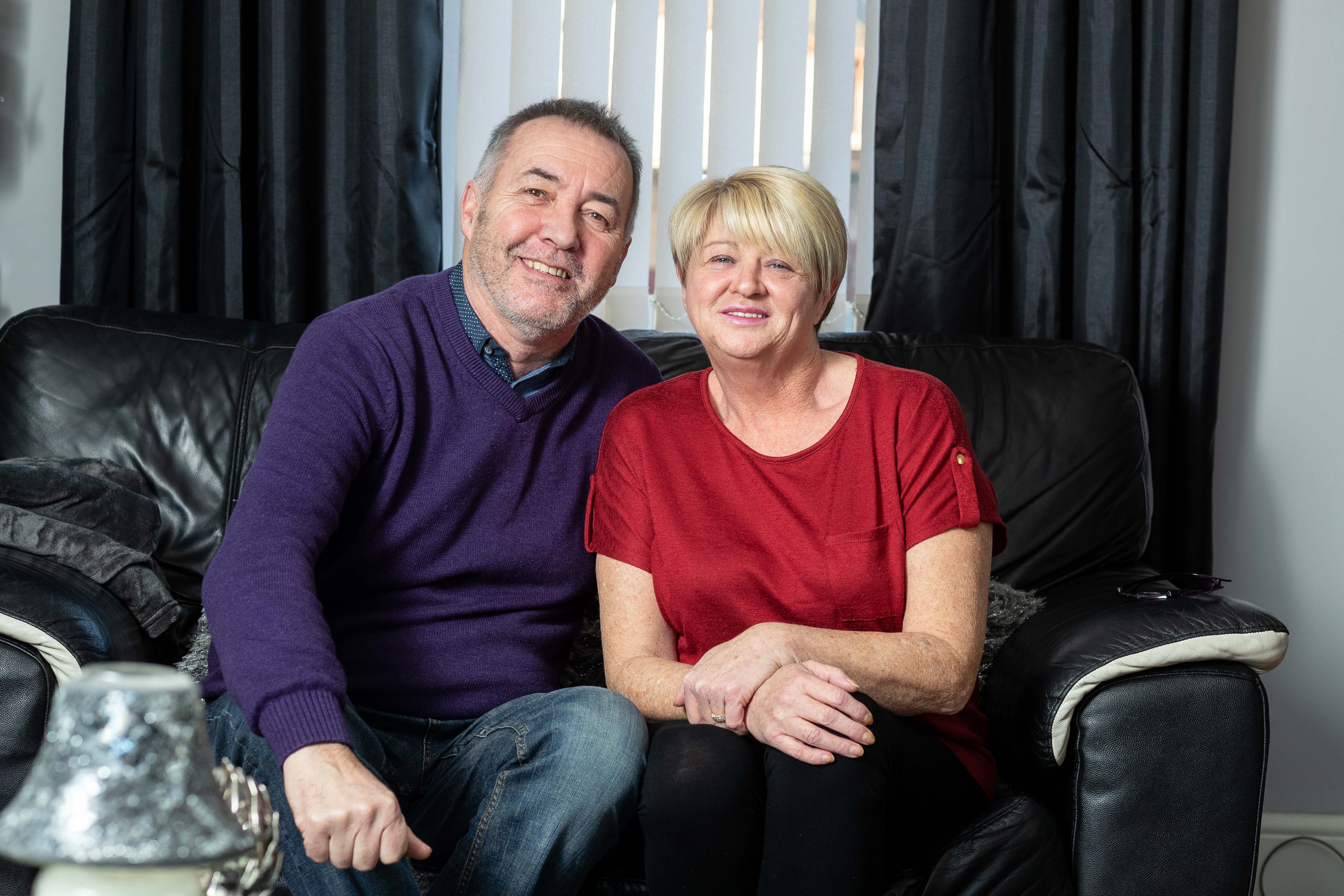 Sandra Murray’s brother in law Dave Nelson, 63, is taking part in Bowel Cancer UK’s ‘Decembeard’ fundraising campaign to raise awareness and funds. (Derek Ironside).