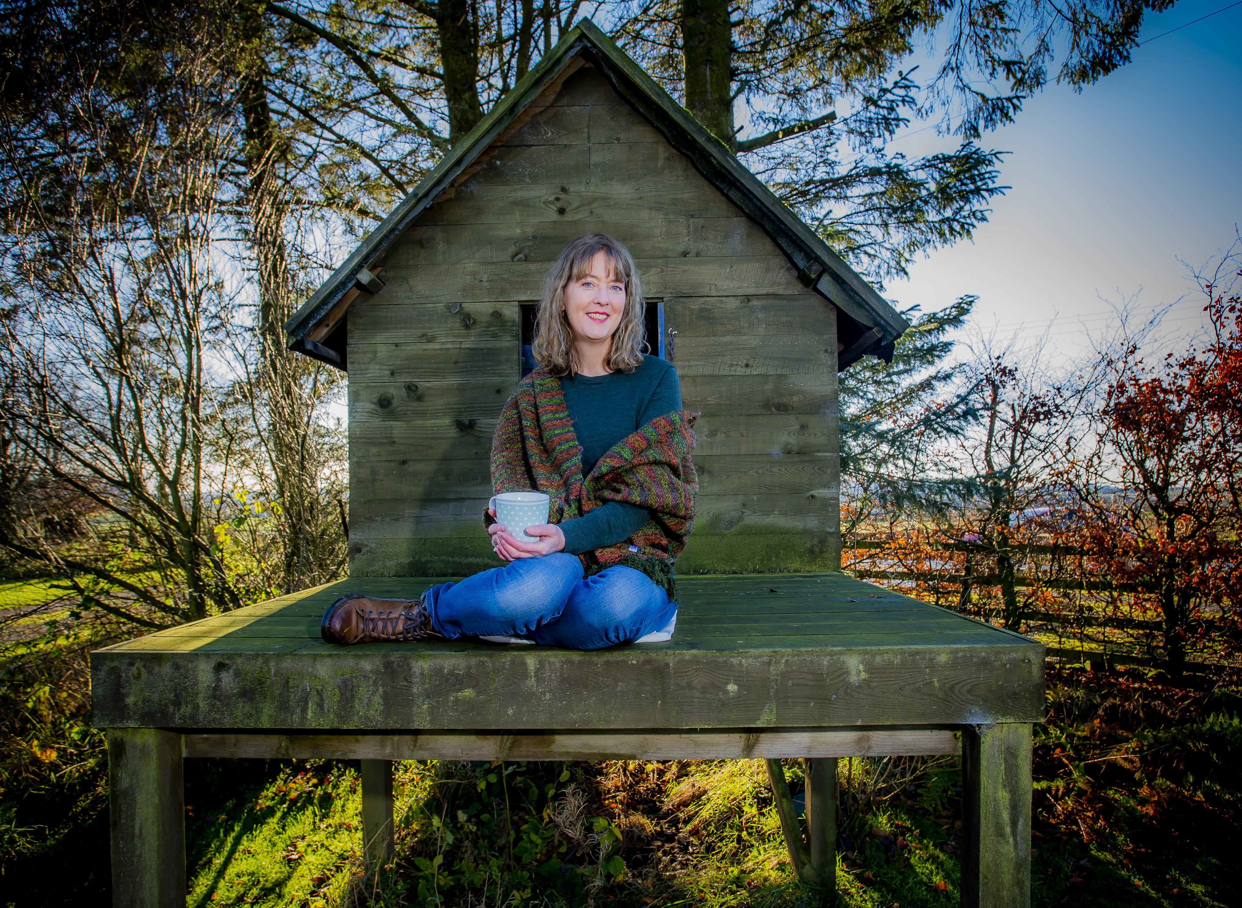 Coming out from behind the lens... wedding photgrapher Tracy Gow, who won a writing competition, which has led to a whole new career as a romance novellist (Alan Peebles)