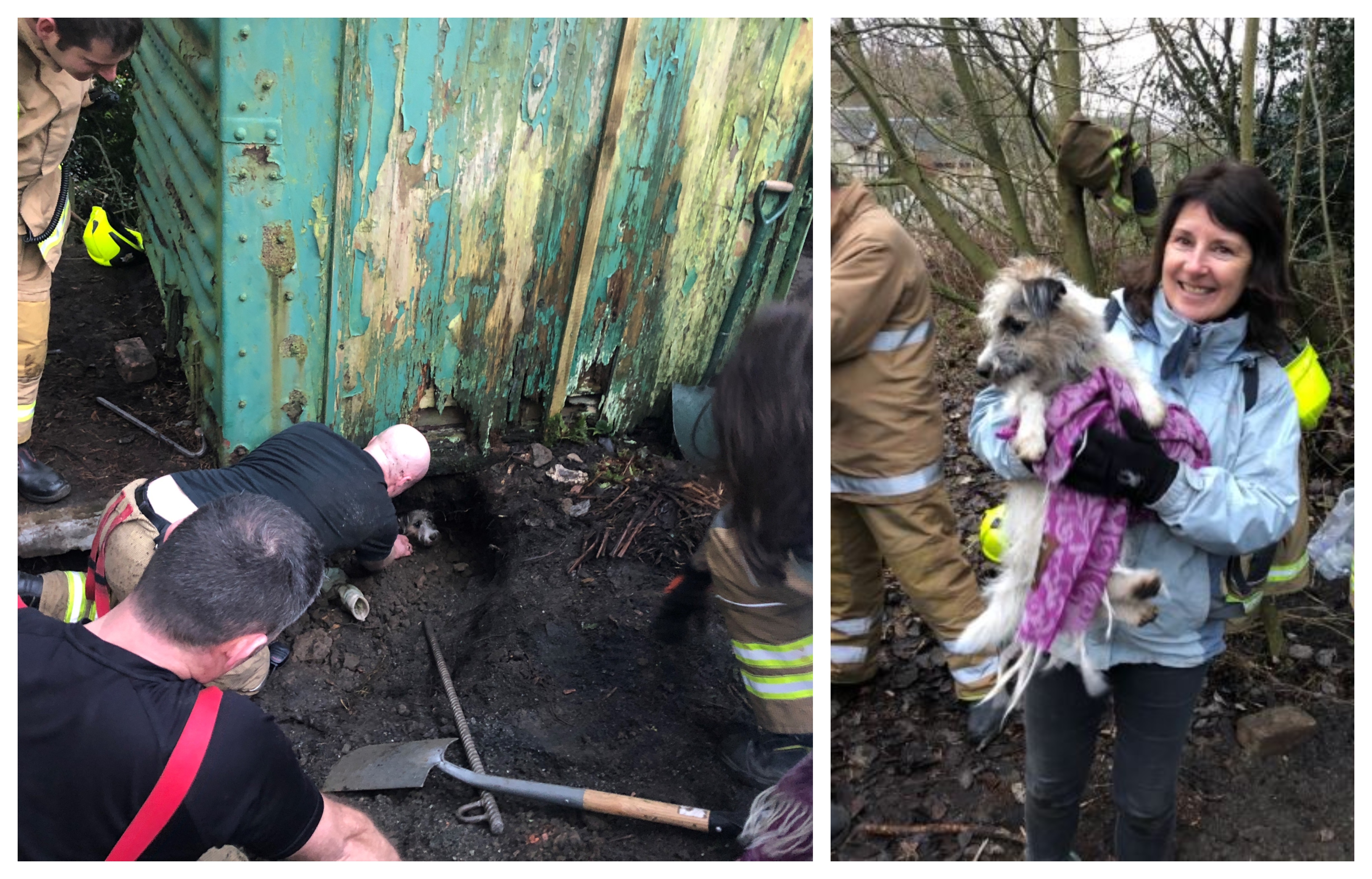 Ethel was rescued on Sunday night (Scottish Fire & Rescue Service)