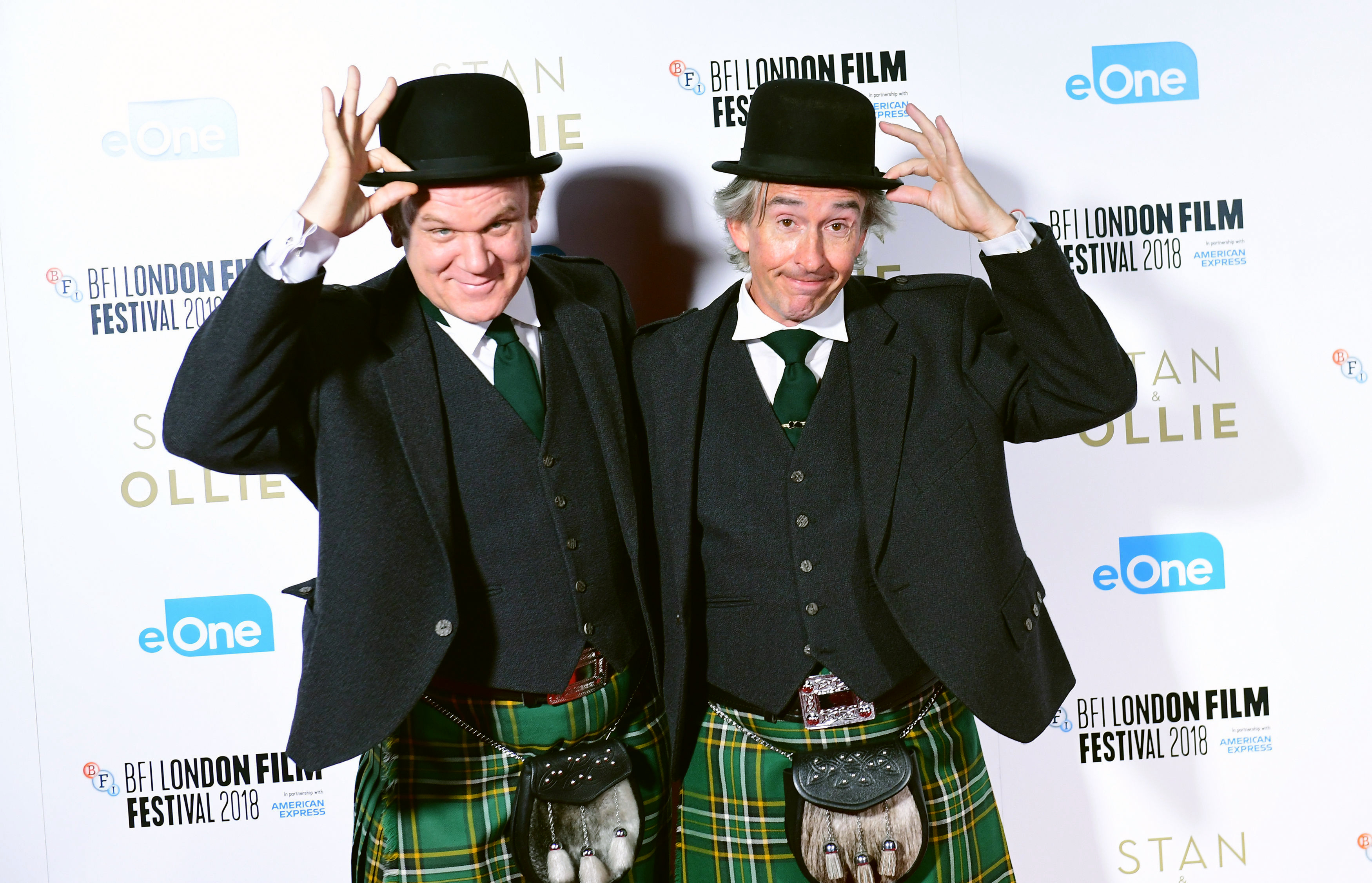 John C. Reilly and Steve Coogan attending the Stan and Ollie Premiere (PA)