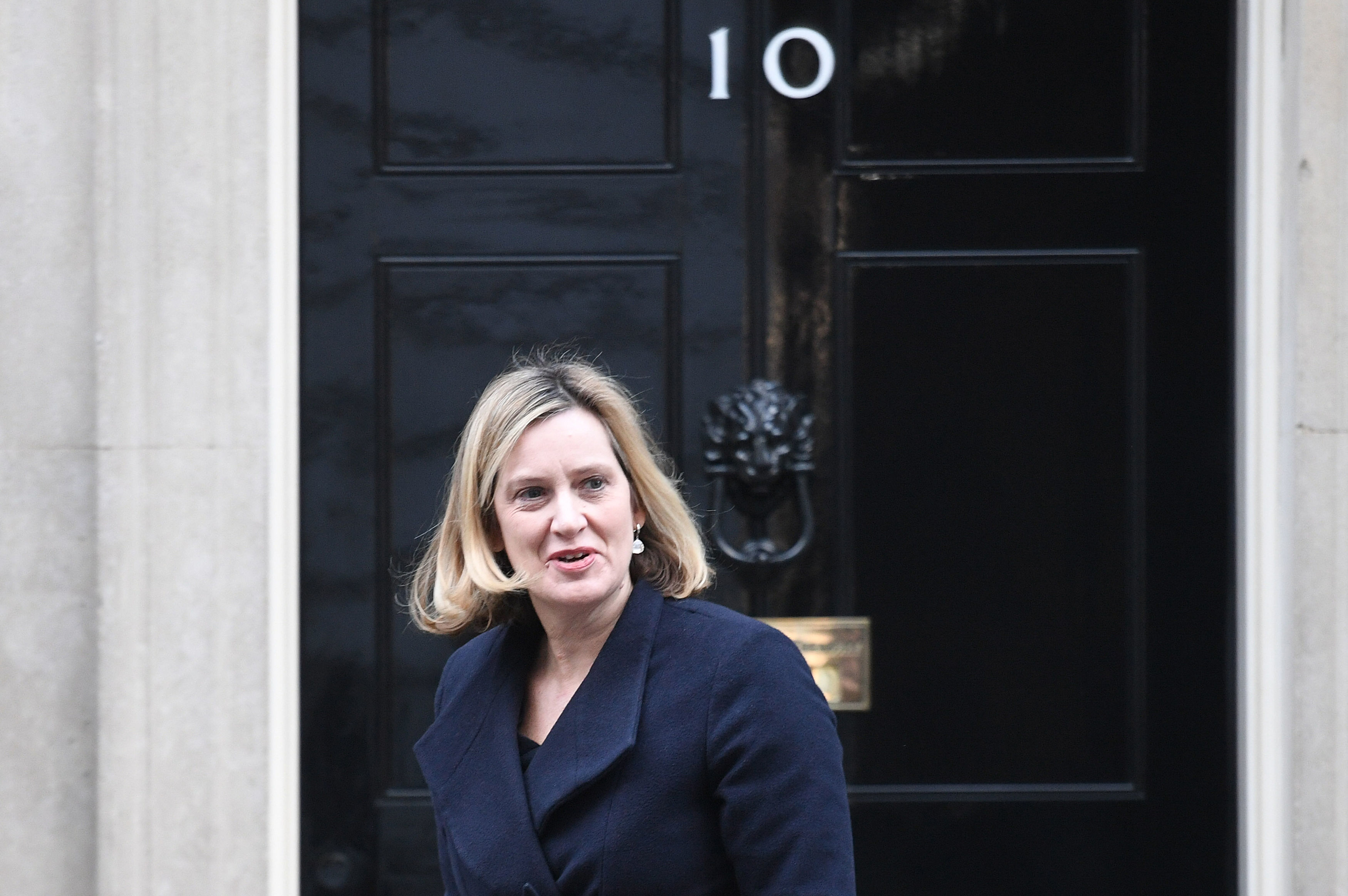 Work and Pensions Secretary Amber Rudd leaves 10 Downing Street, London, after a meeting of the cabinet. (Stefan Rousseau/PA Wire).