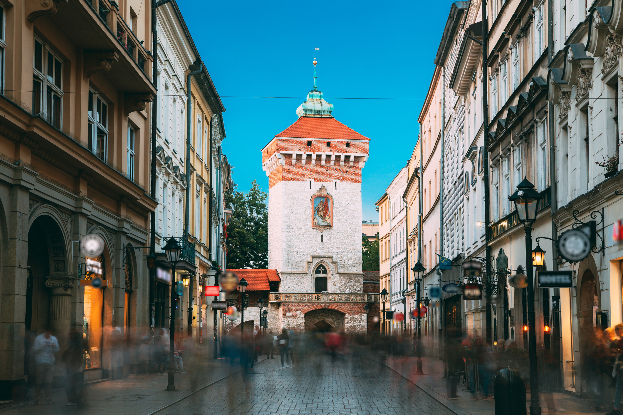 Krakow, Poland. Florianska Gate Krakow, the Medieval Florianska - St Florin's. UNESCO World Heritage Site. (iStock)