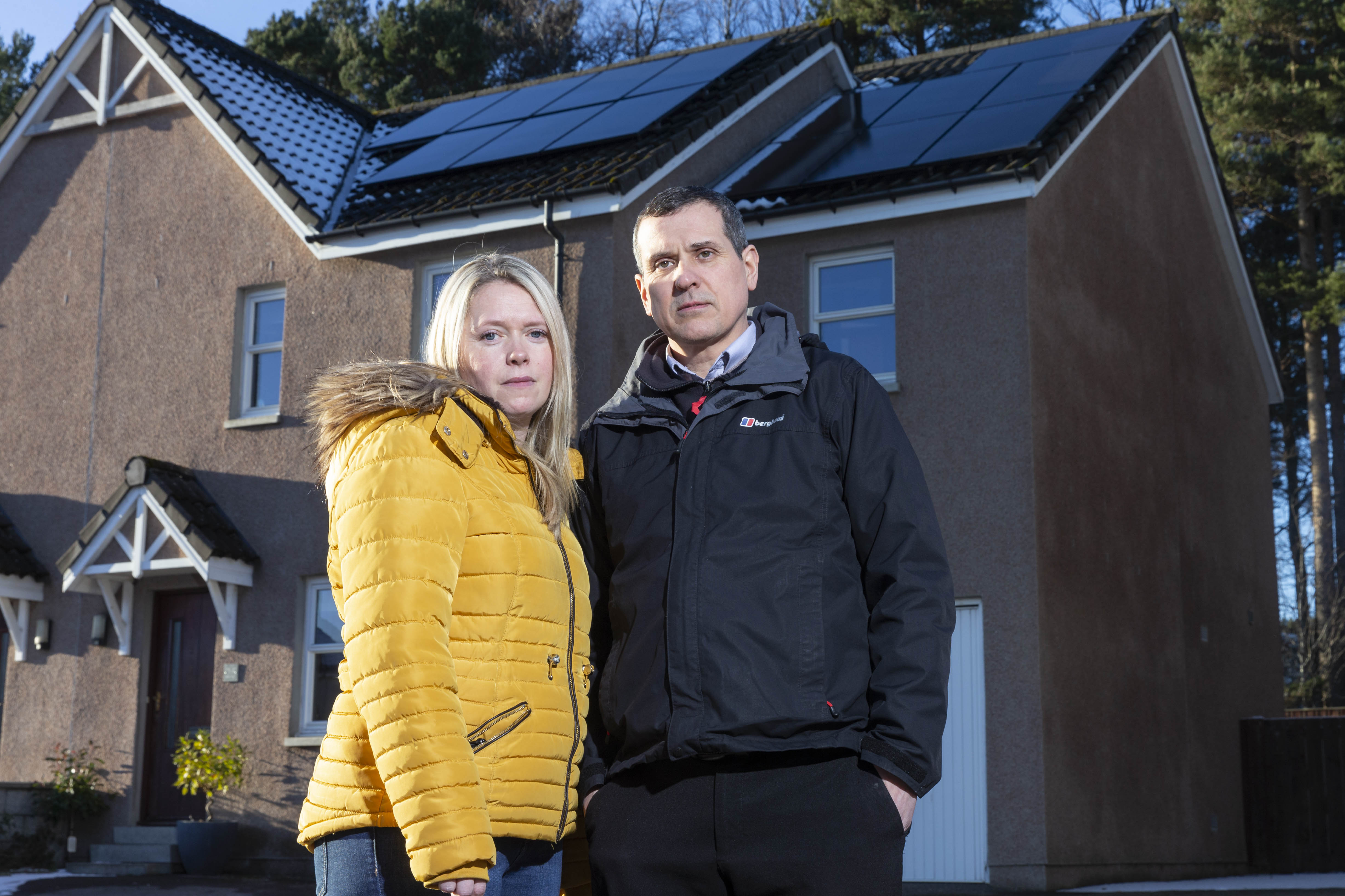 Kevin Tracy, who bought some solar panels and has had trouble with the installers. (Ross Johnstone/Newsline Media)