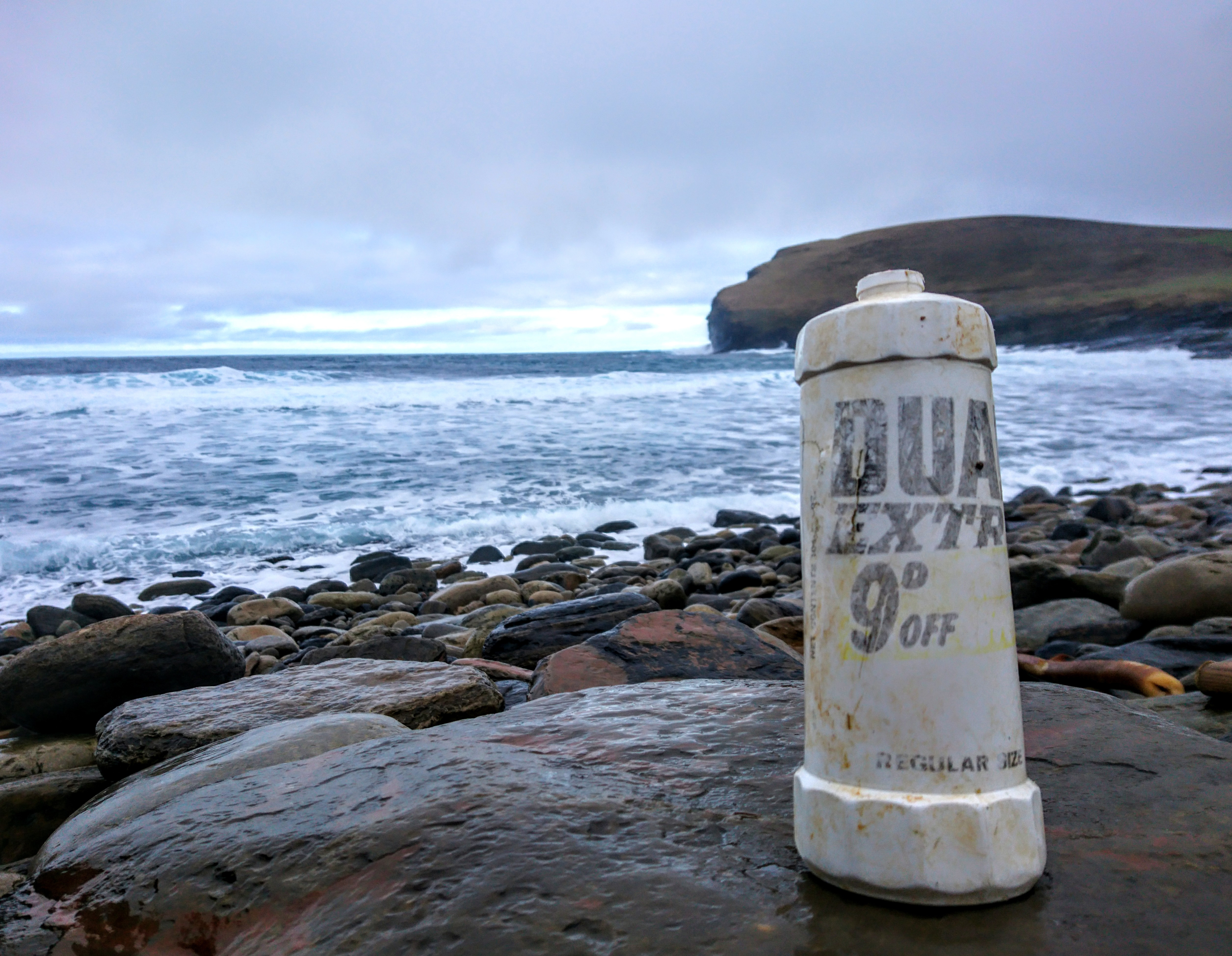 This old bottle washed up on an Orkney beach