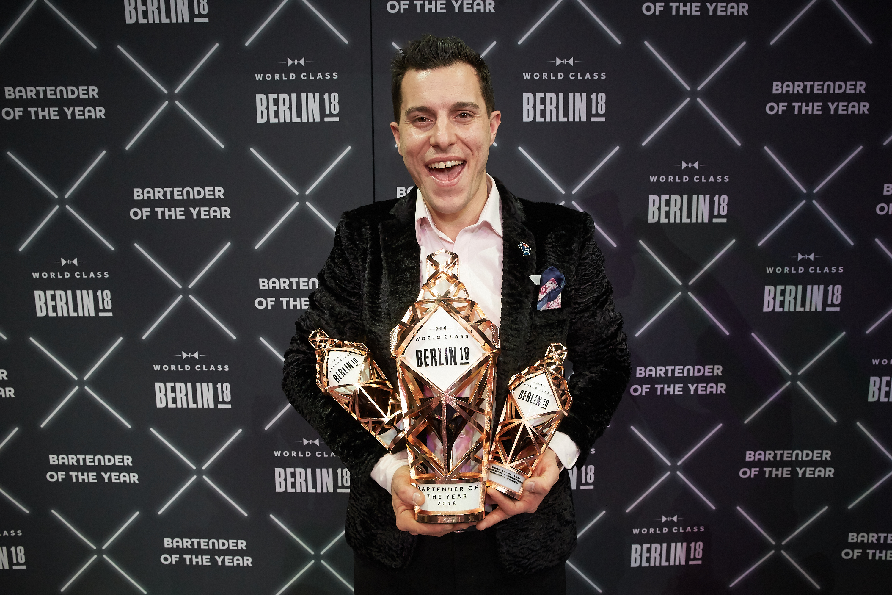 Orlando Marzo, crowned the World Class Global Bartender of the Year in 2018.