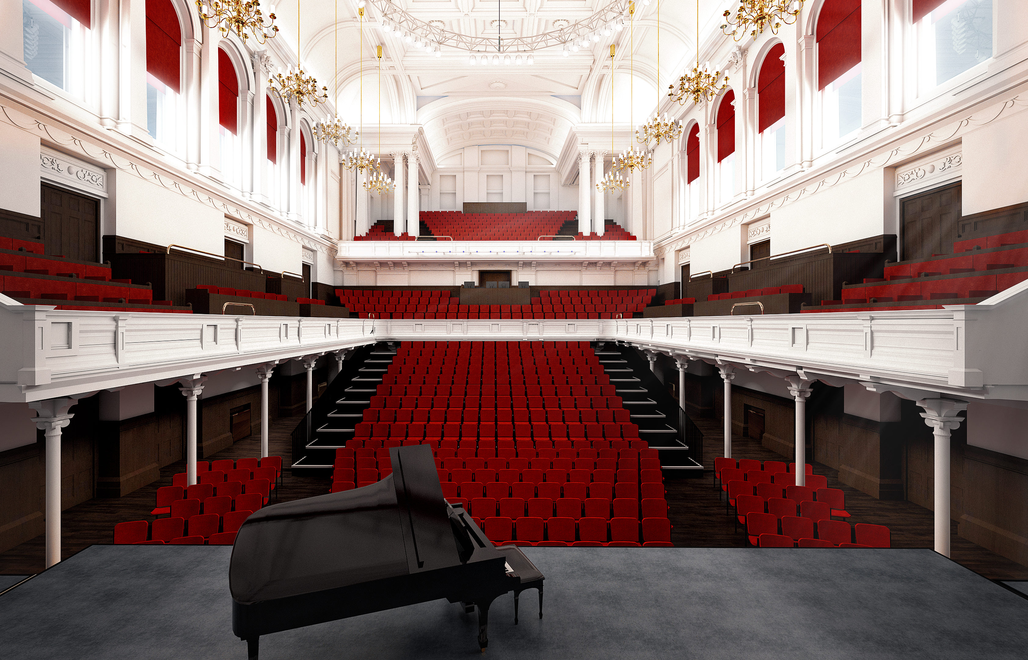 The vision for the new town hall interior (Renfrewshire Council)