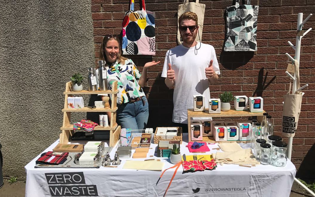 Lizzie and Graham at one of their stalls