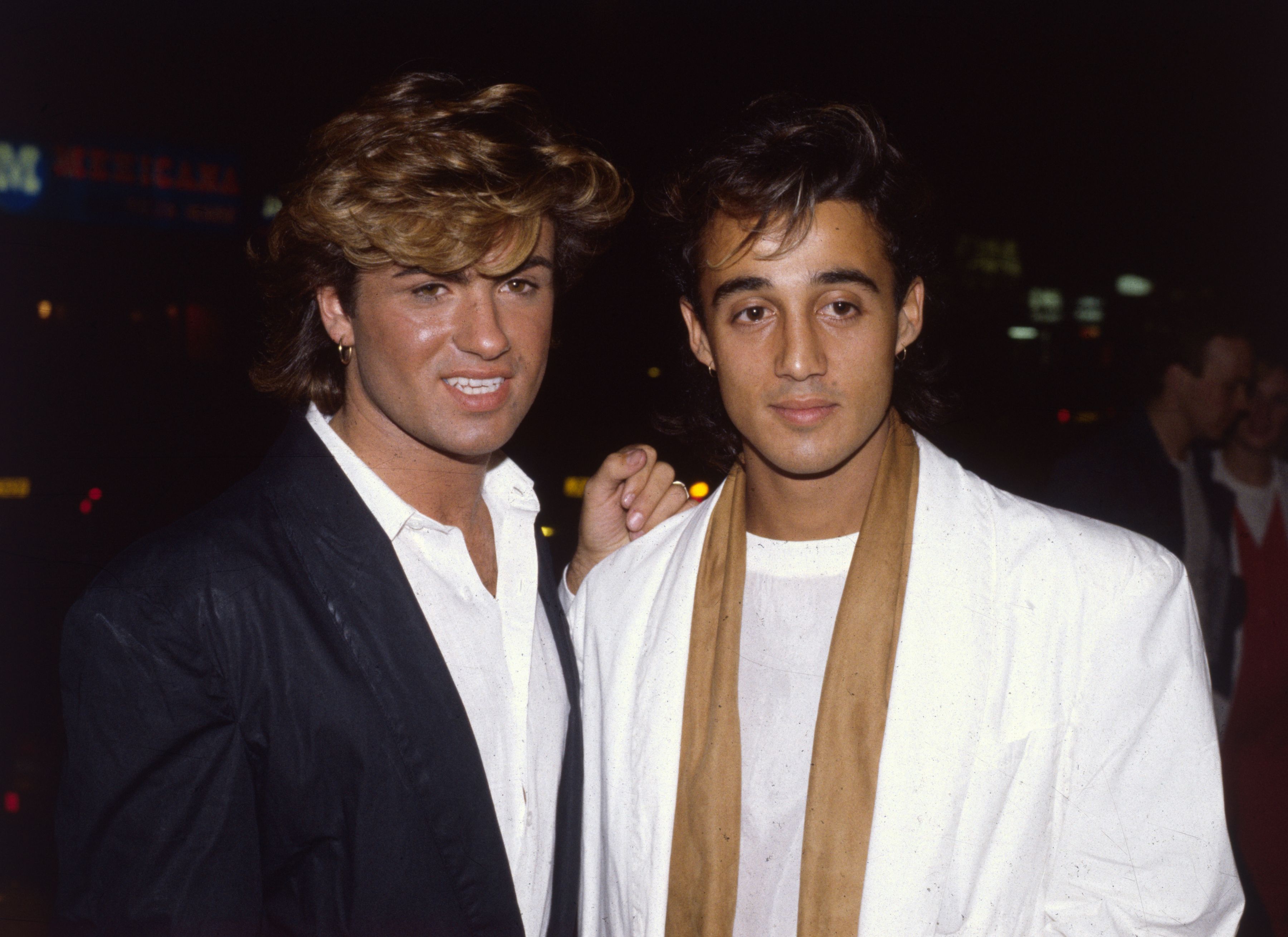 George Michael and Andrew Ridgeley in 1984