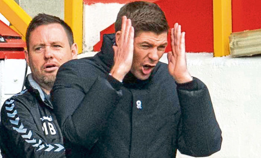 Rangers Manager Steven Gerrard