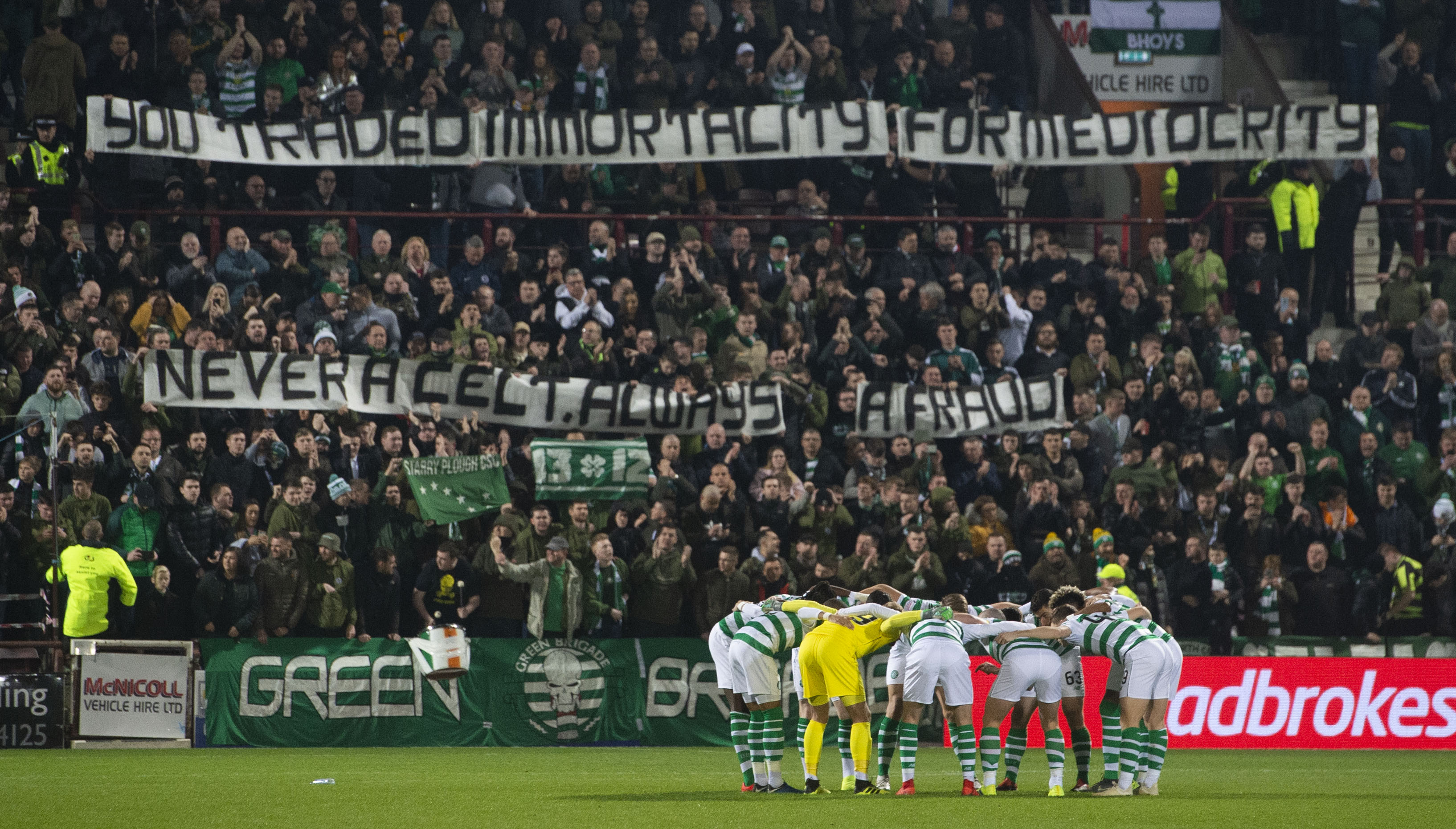 Celtic fans respond to Rodgers' departure