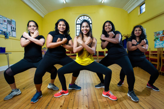 Fitness instructor Savita Sampath Kumar runs a Bollywood dance fitness class called BollyX