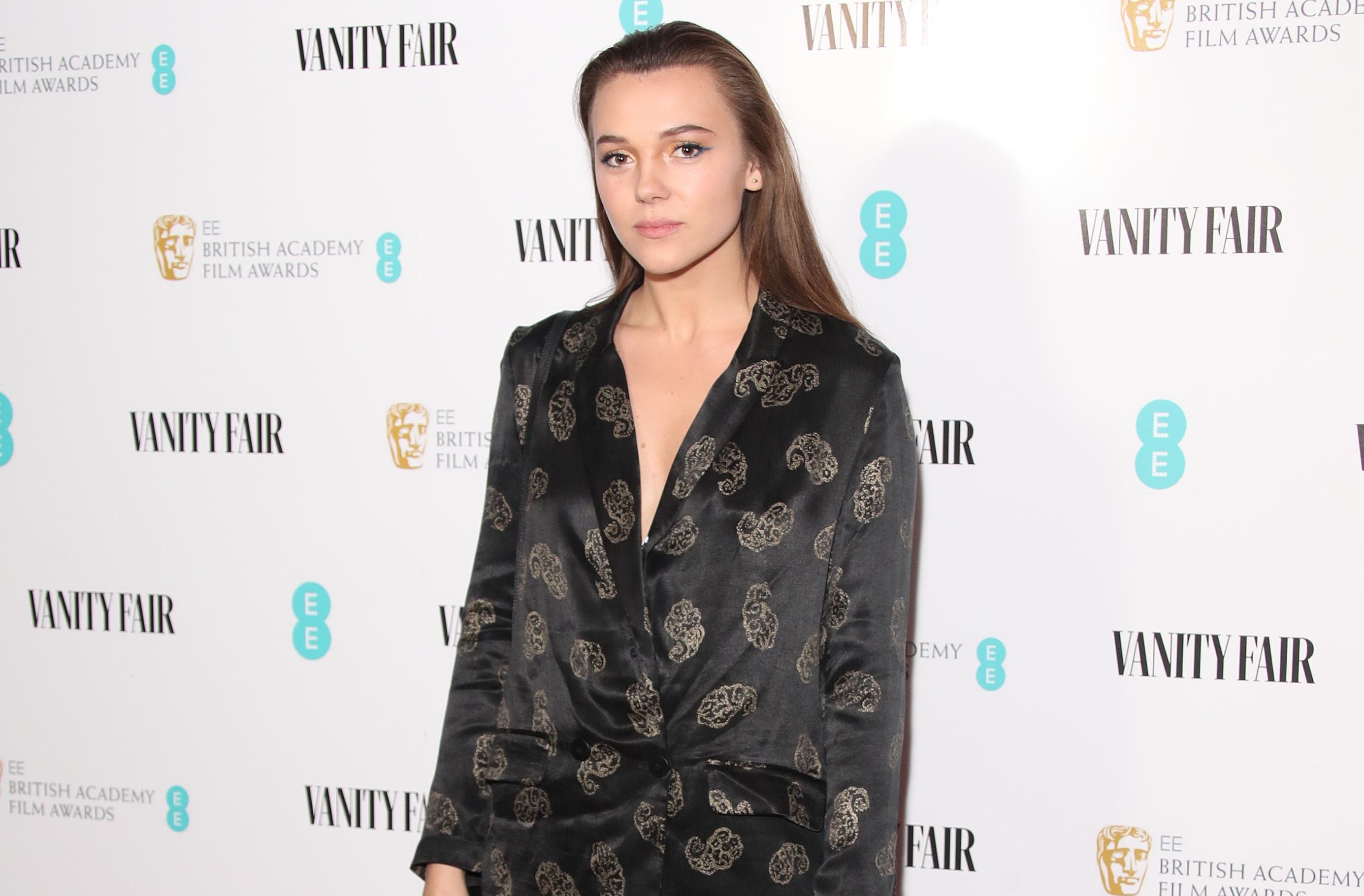 Synnove Karlsen attends the Vanity Fair EE Rising Star Party at The Baptist on January 31, 2019 in London, England.