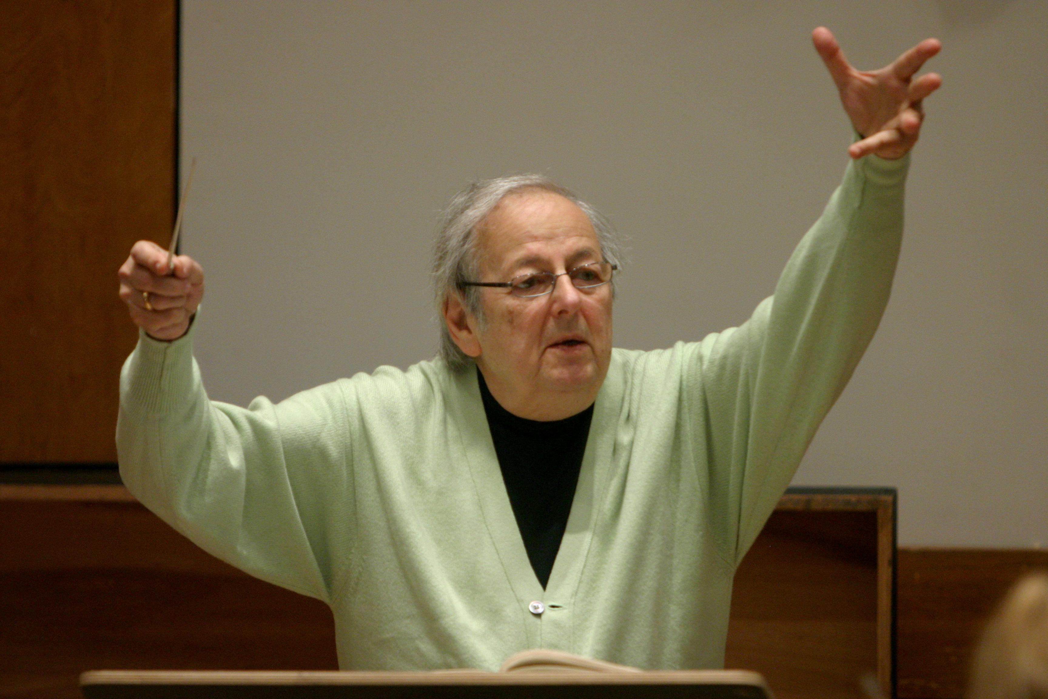 Andre Previn, pictured in 2007, was a composing and conducting legend